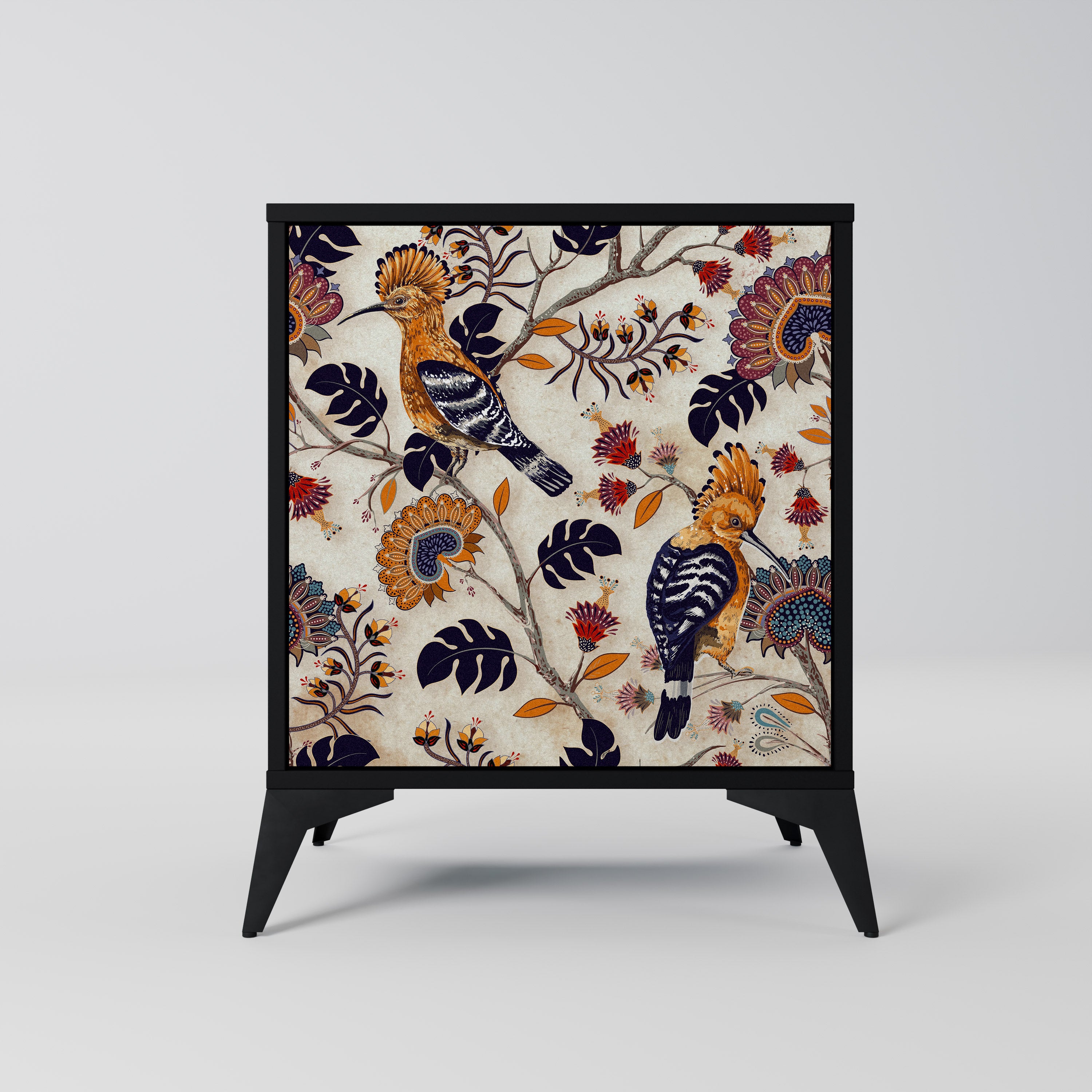 Aparador EMINENT HOOPOE de 1 puerta en acabado negro