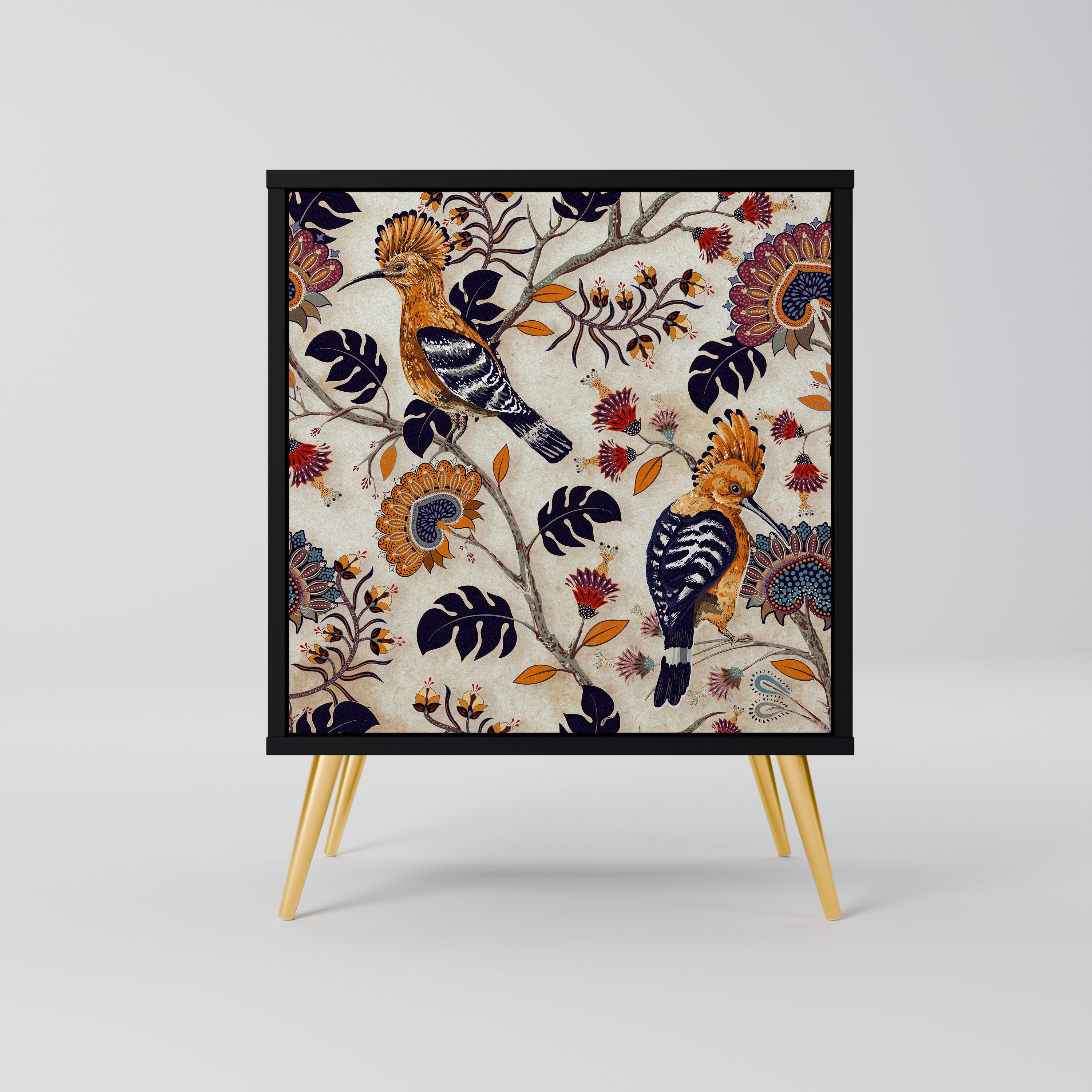 Aparador EMINENT HOOPOE de 1 puerta en acabado negro