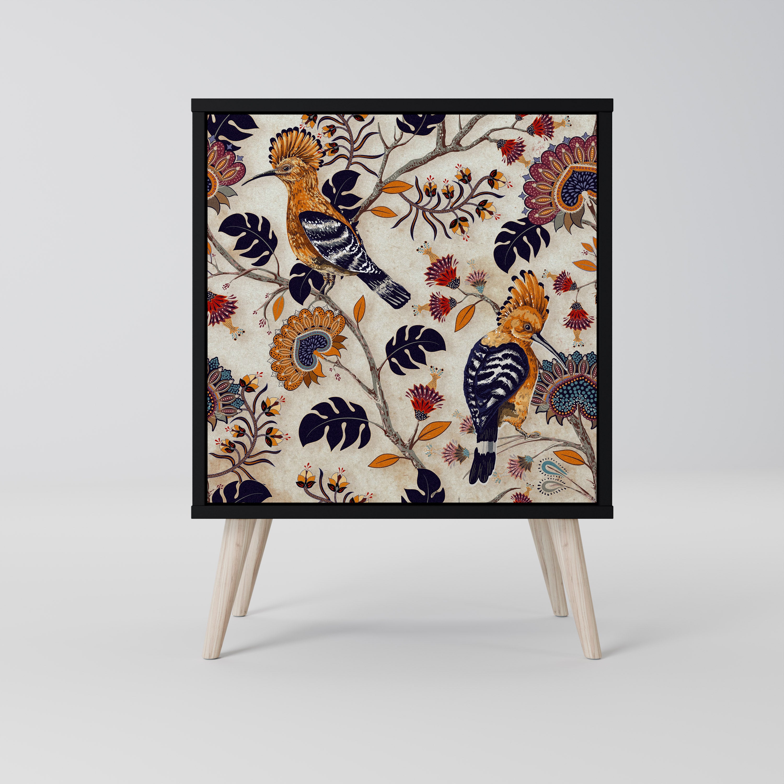 Aparador EMINENT HOOPOE de 1 puerta en acabado negro