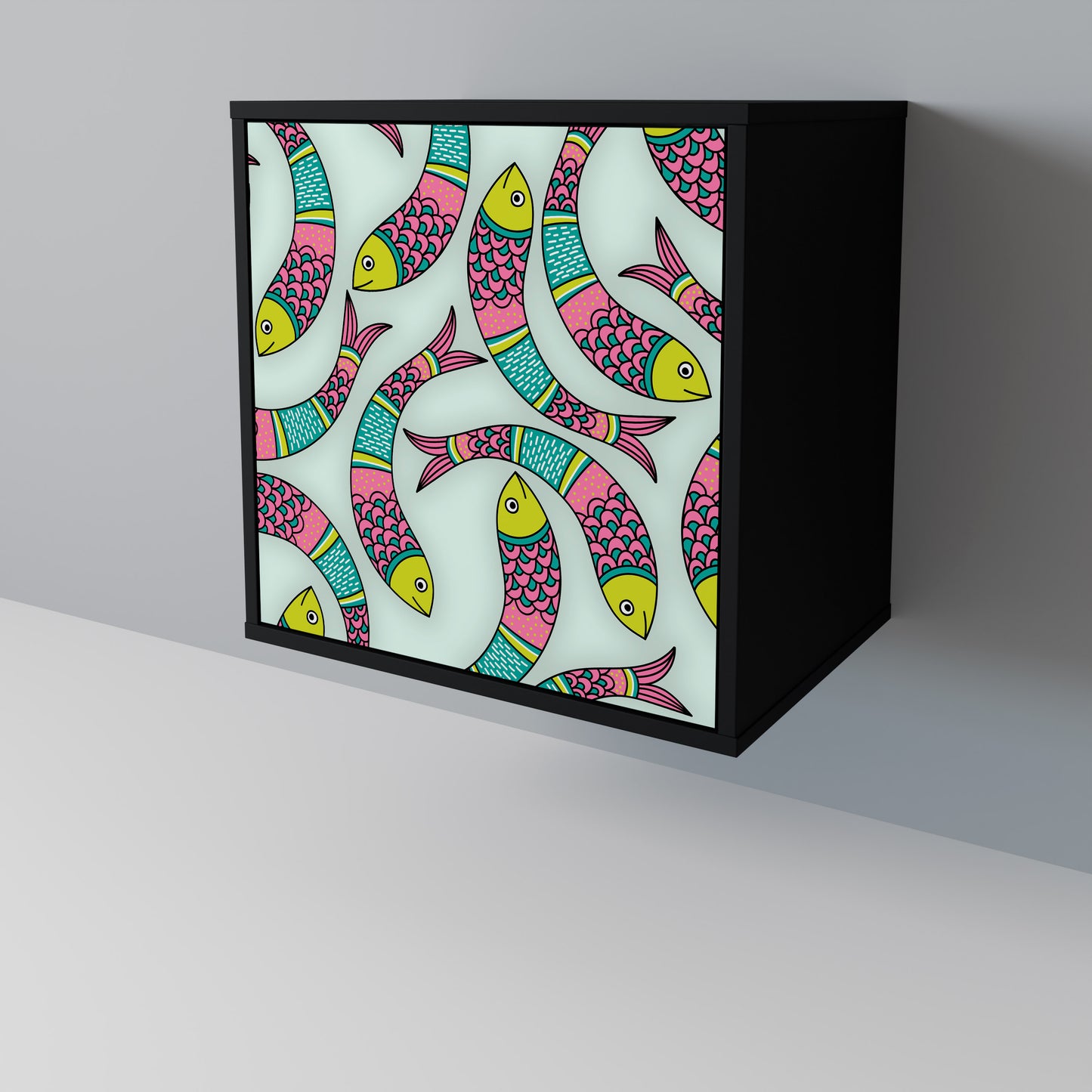 INDIAN FISH 1-Door Sideboard