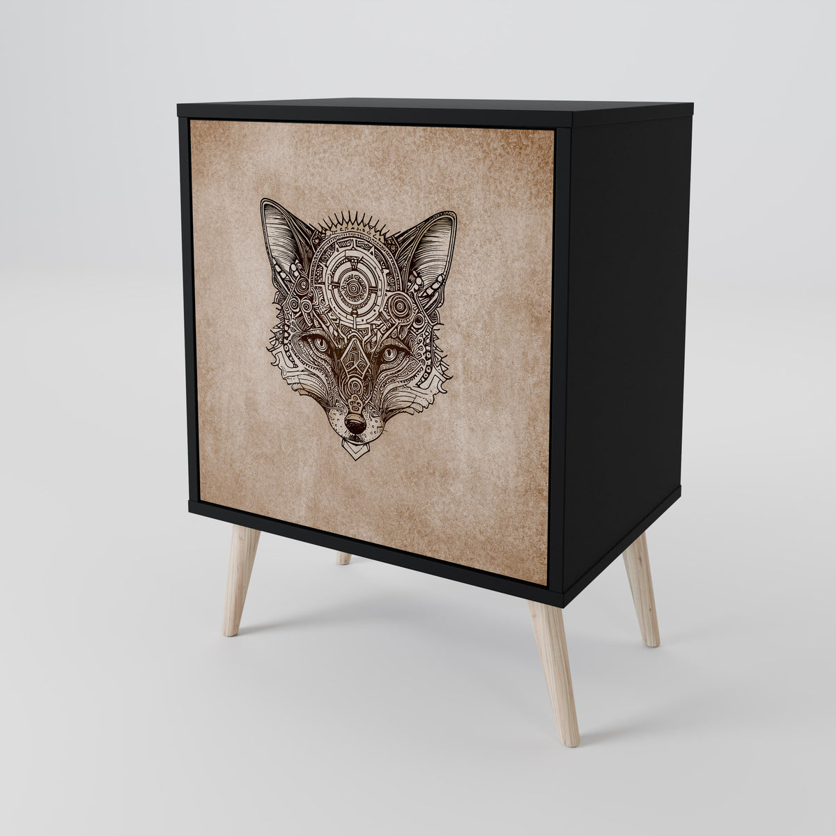 STEAMPUNK CLAN 1-Door Sideboard