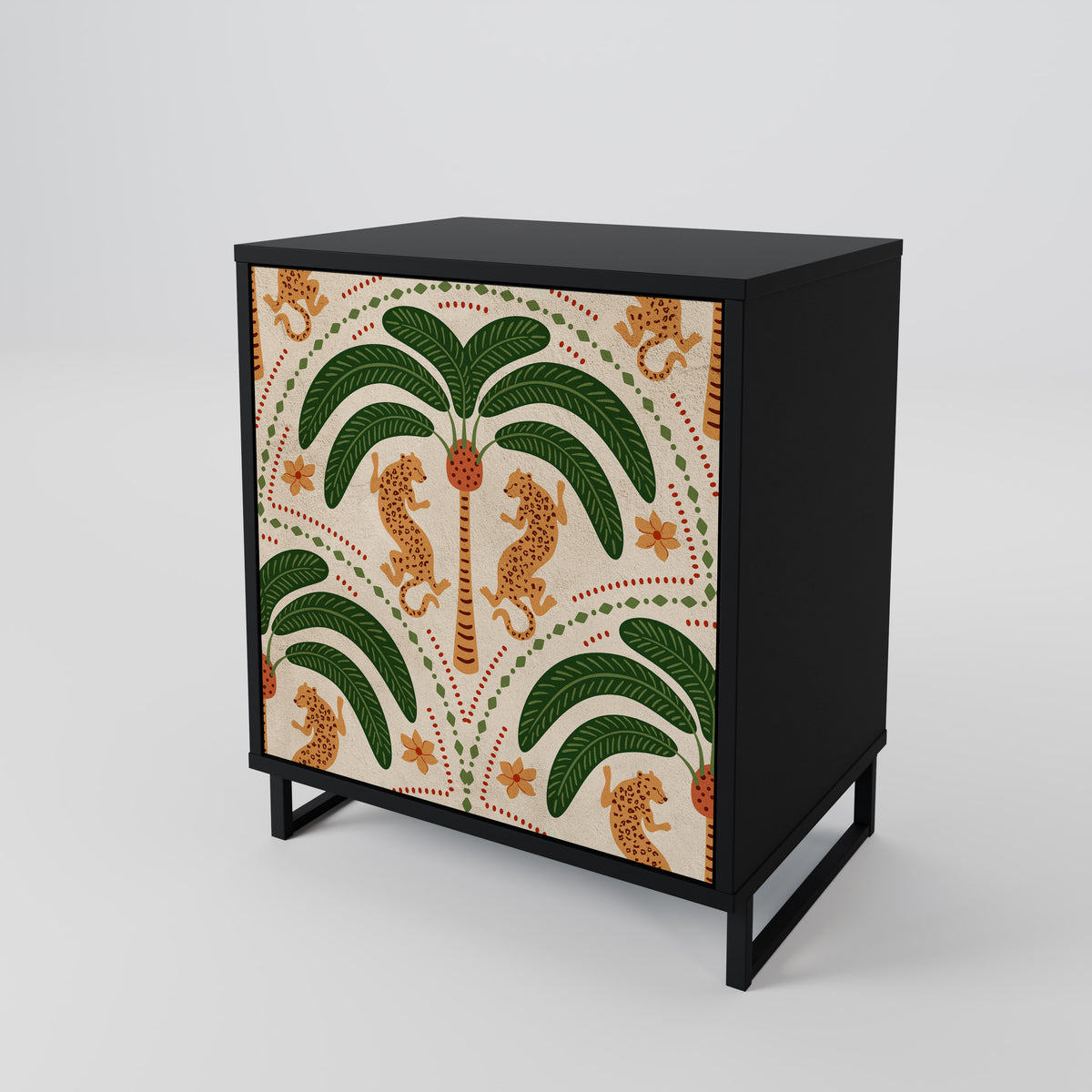 DANCING PREDATORS 1-Door Sideboard