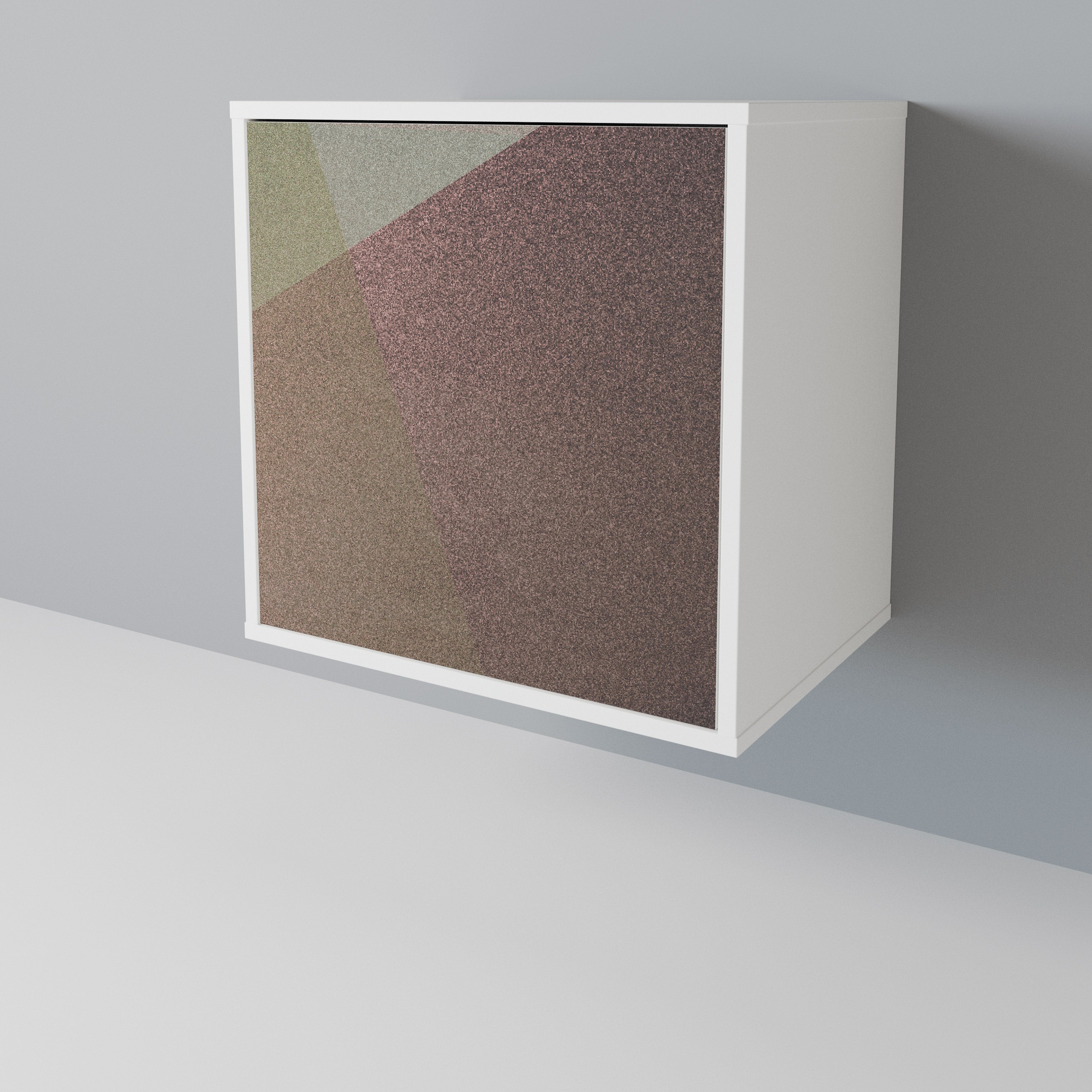 BEIGE GEOMETRY Aparador de 1 Puerta