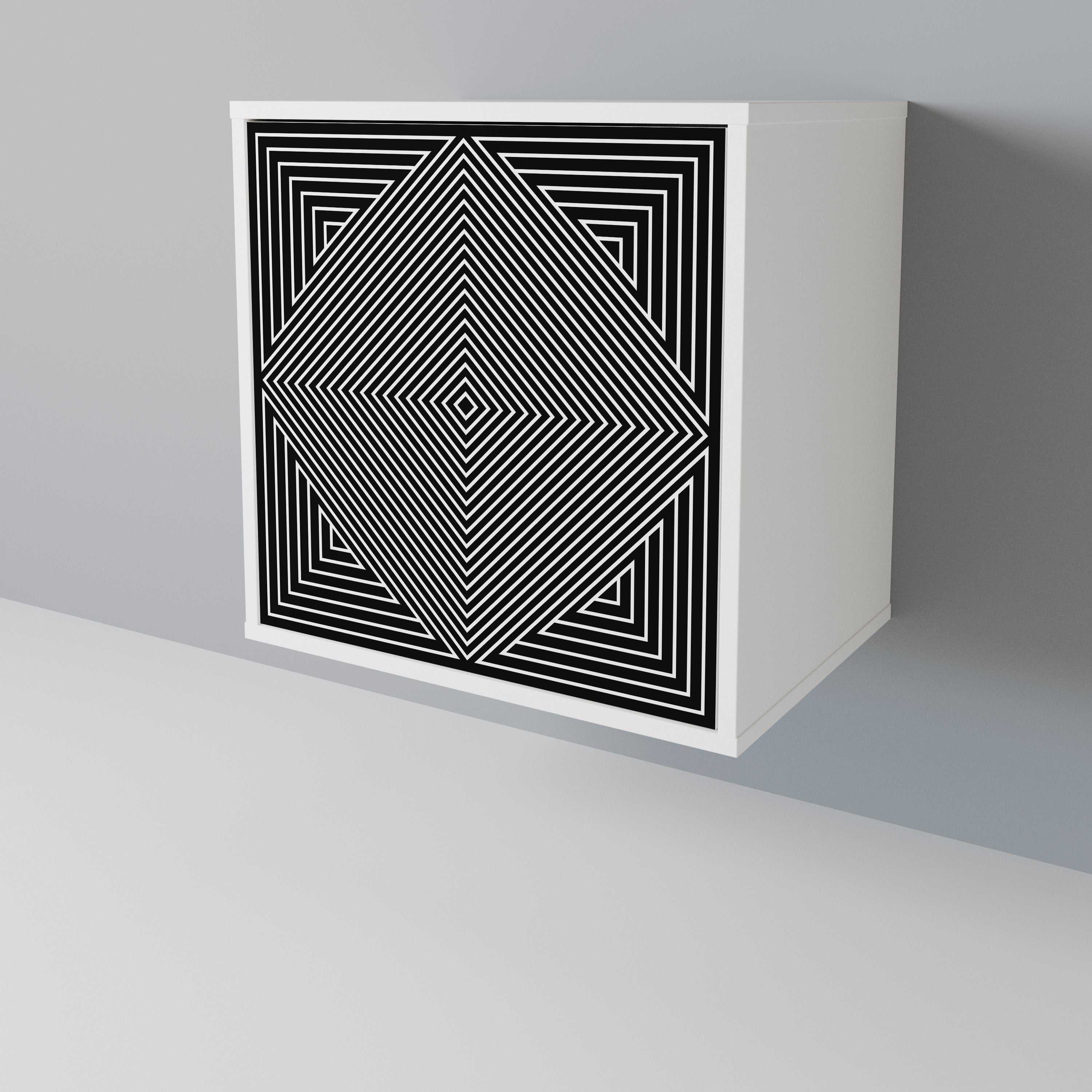 POLYGON ILLUSION Aparador de 1 Puerta