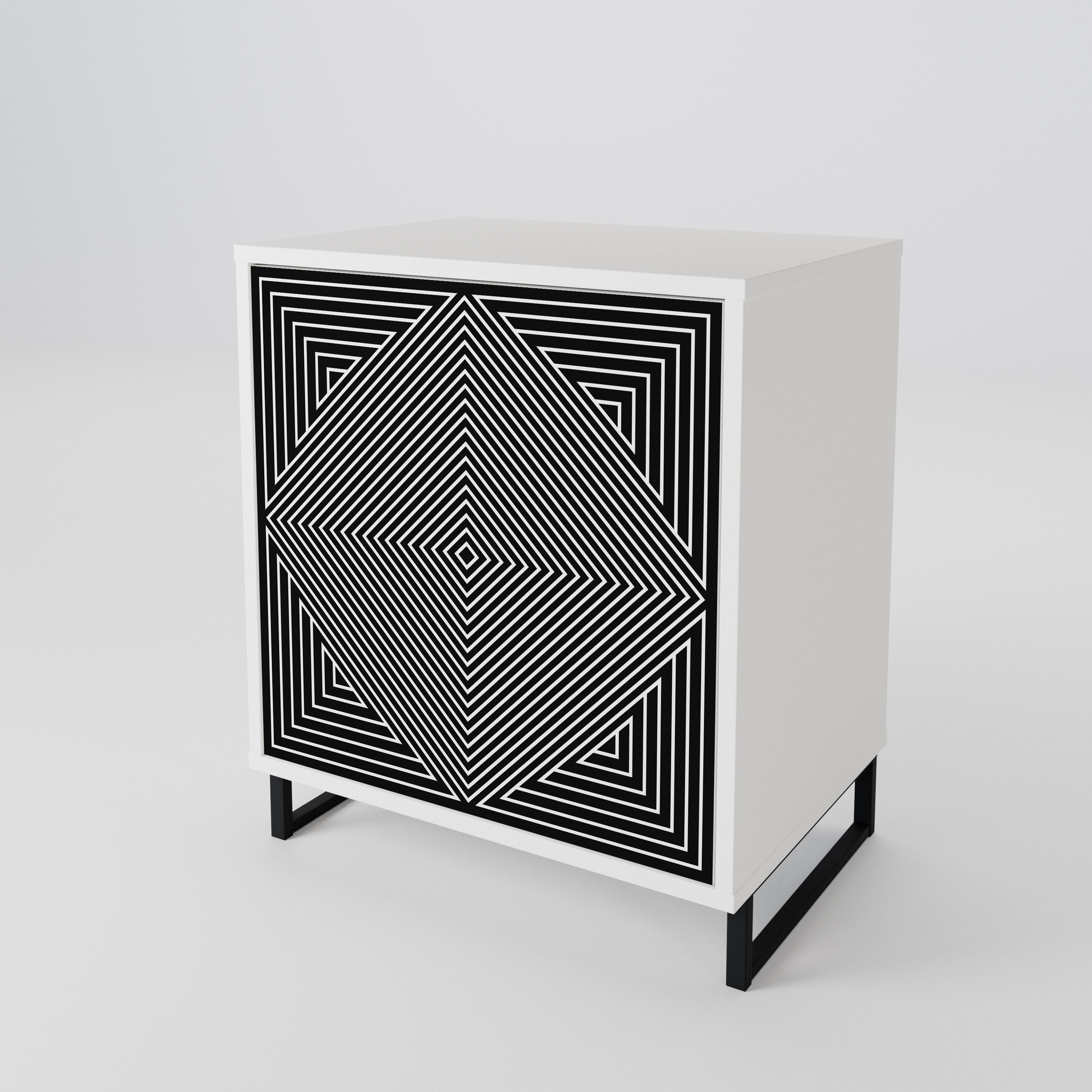 POLYGON ILLUSION Aparador de 1 Puerta