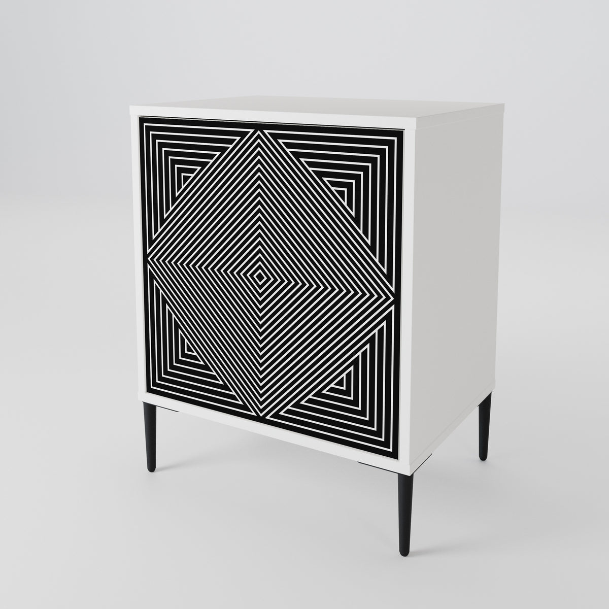 POLYGON ILLUSION Aparador de 1 Puerta