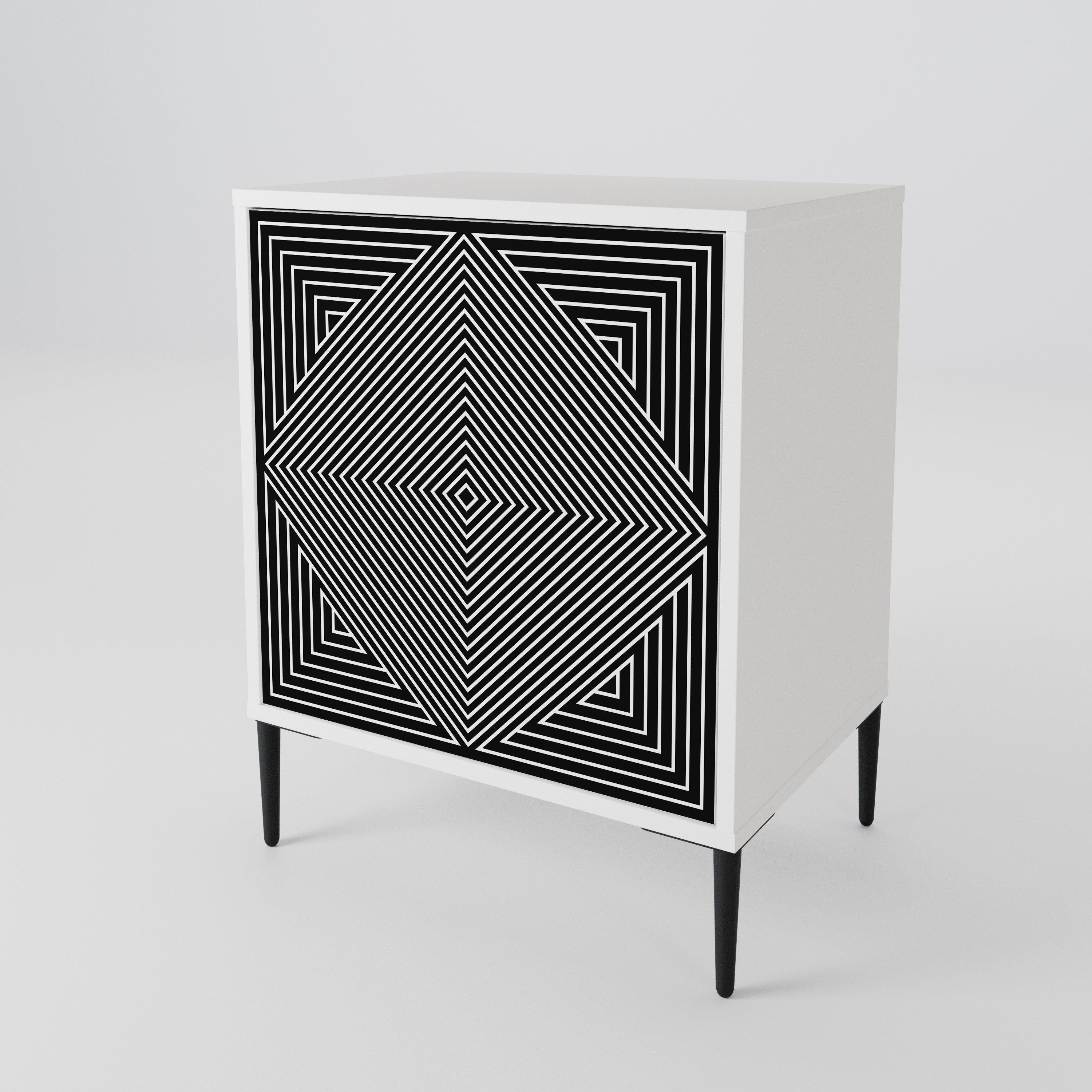 POLYGON ILLUSION Aparador de 1 Puerta