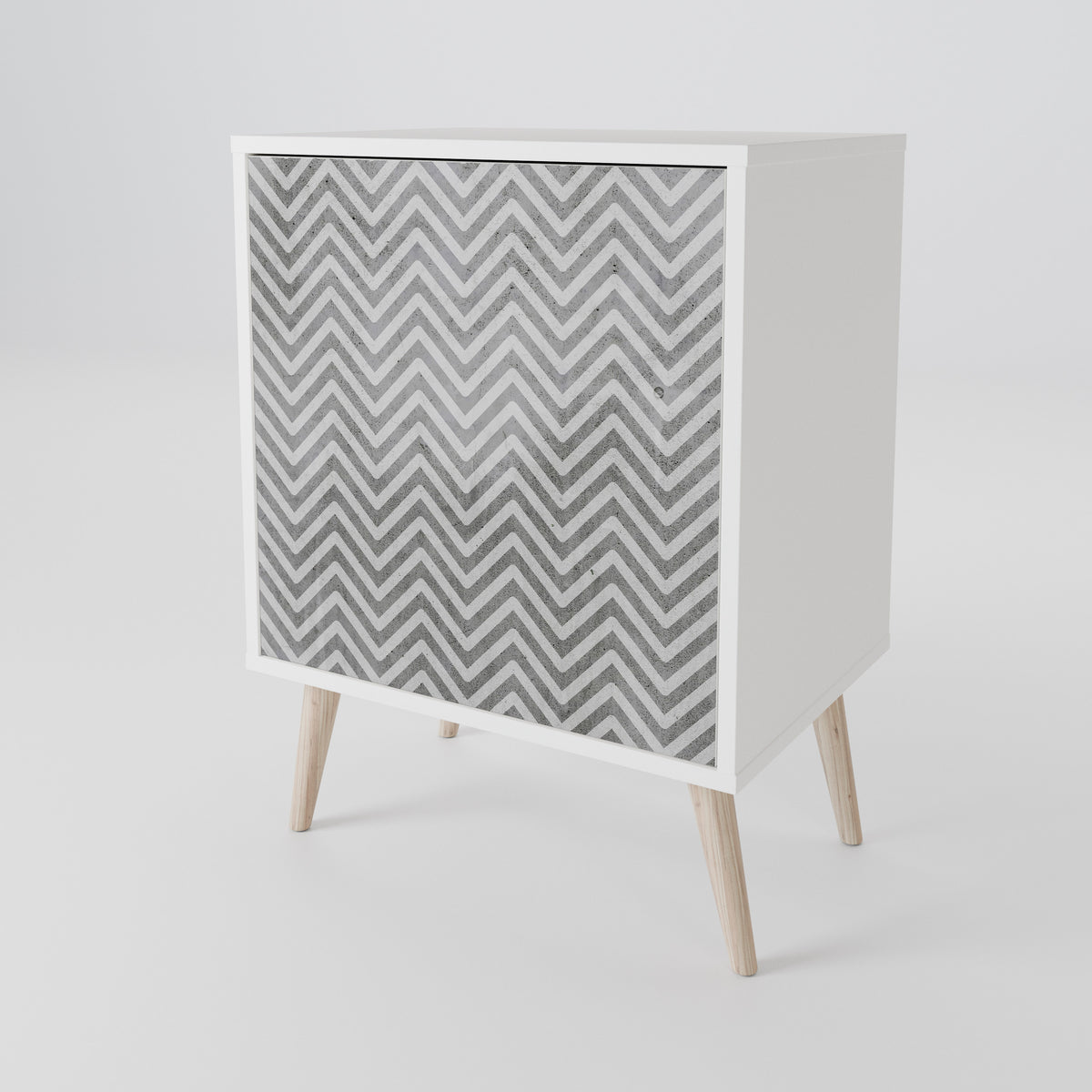 CONCRETE ZIG ZAG Aparador de 1 Puerta