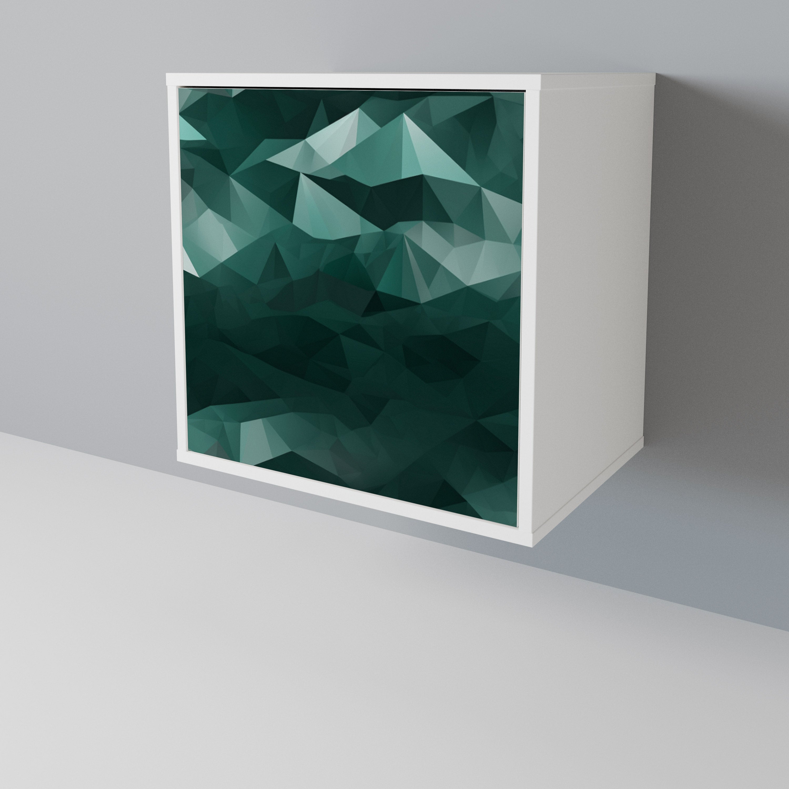 POLYGONAL FLOATING Aparador de 1 Puerta