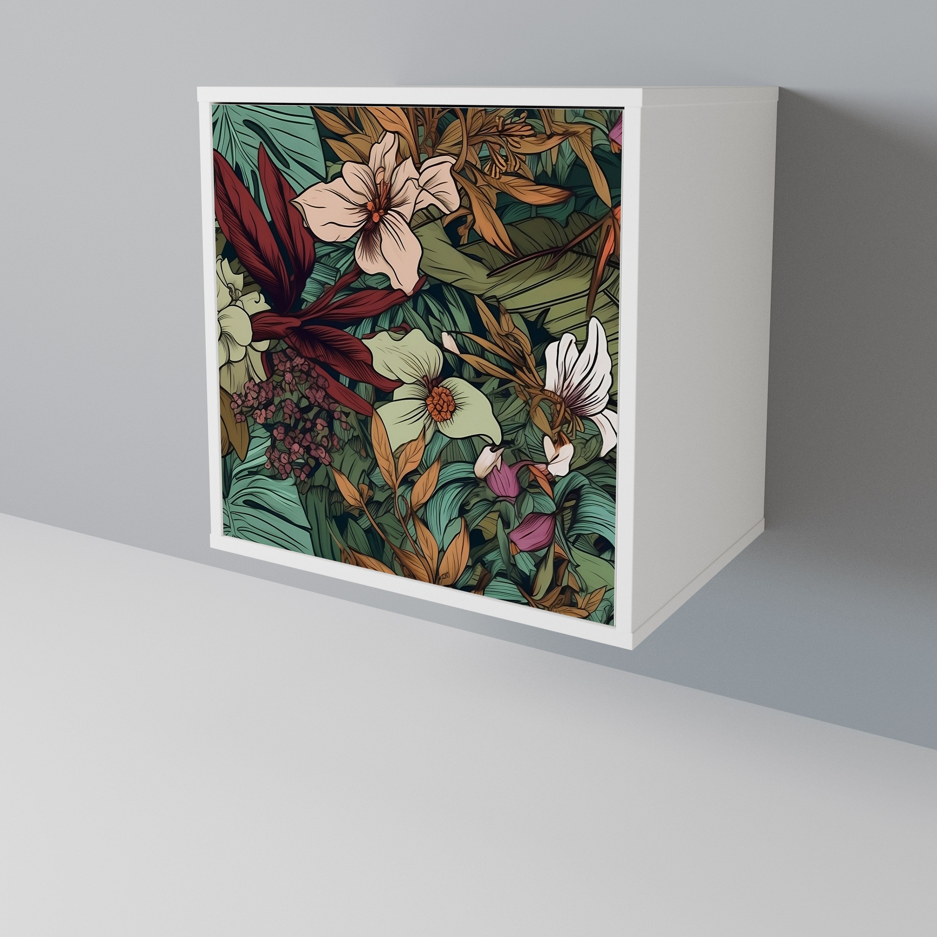 BOTANICAL EMERGENCE 1-Door Sideboard