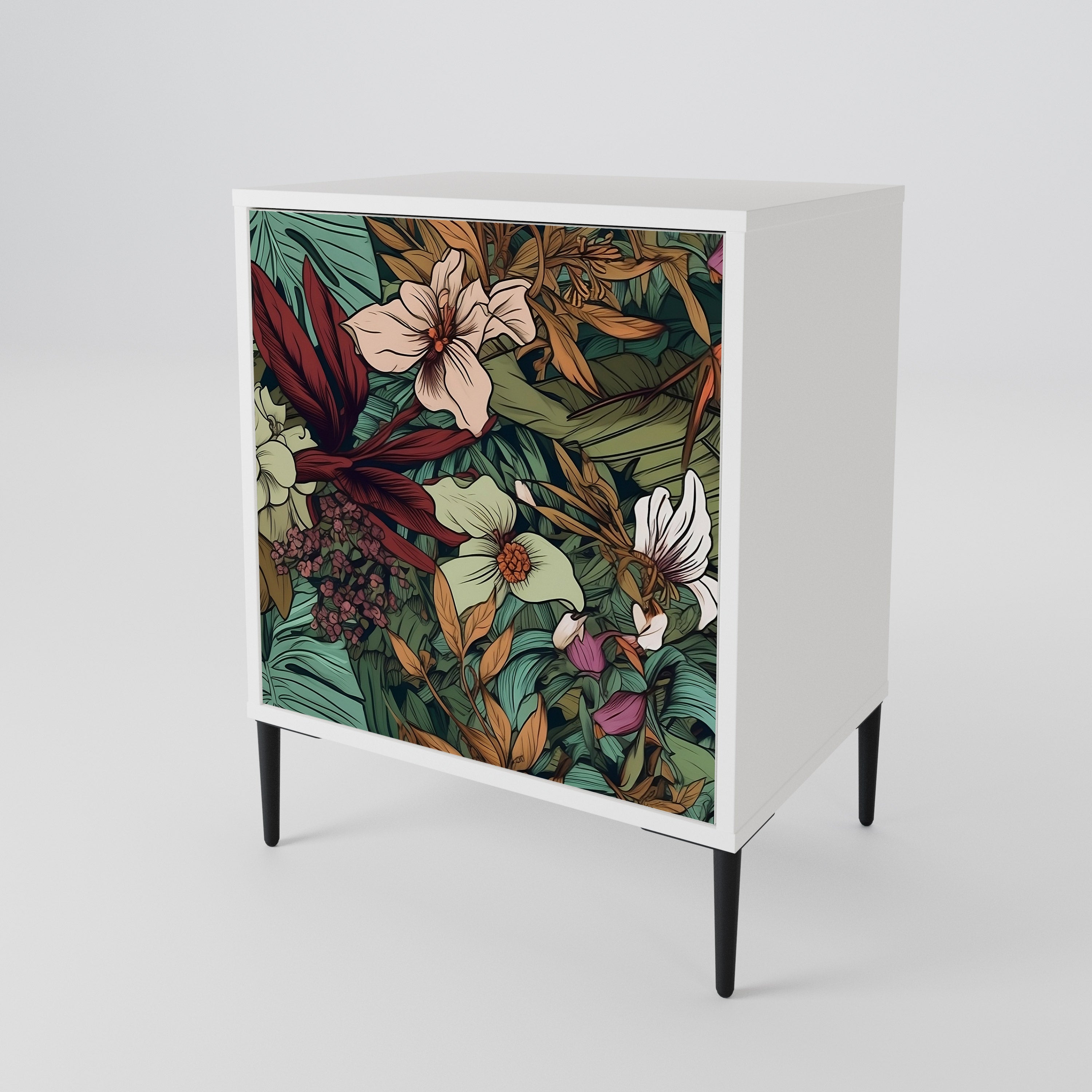 BOTANICAL EMERGENCE 1-Door Sideboard