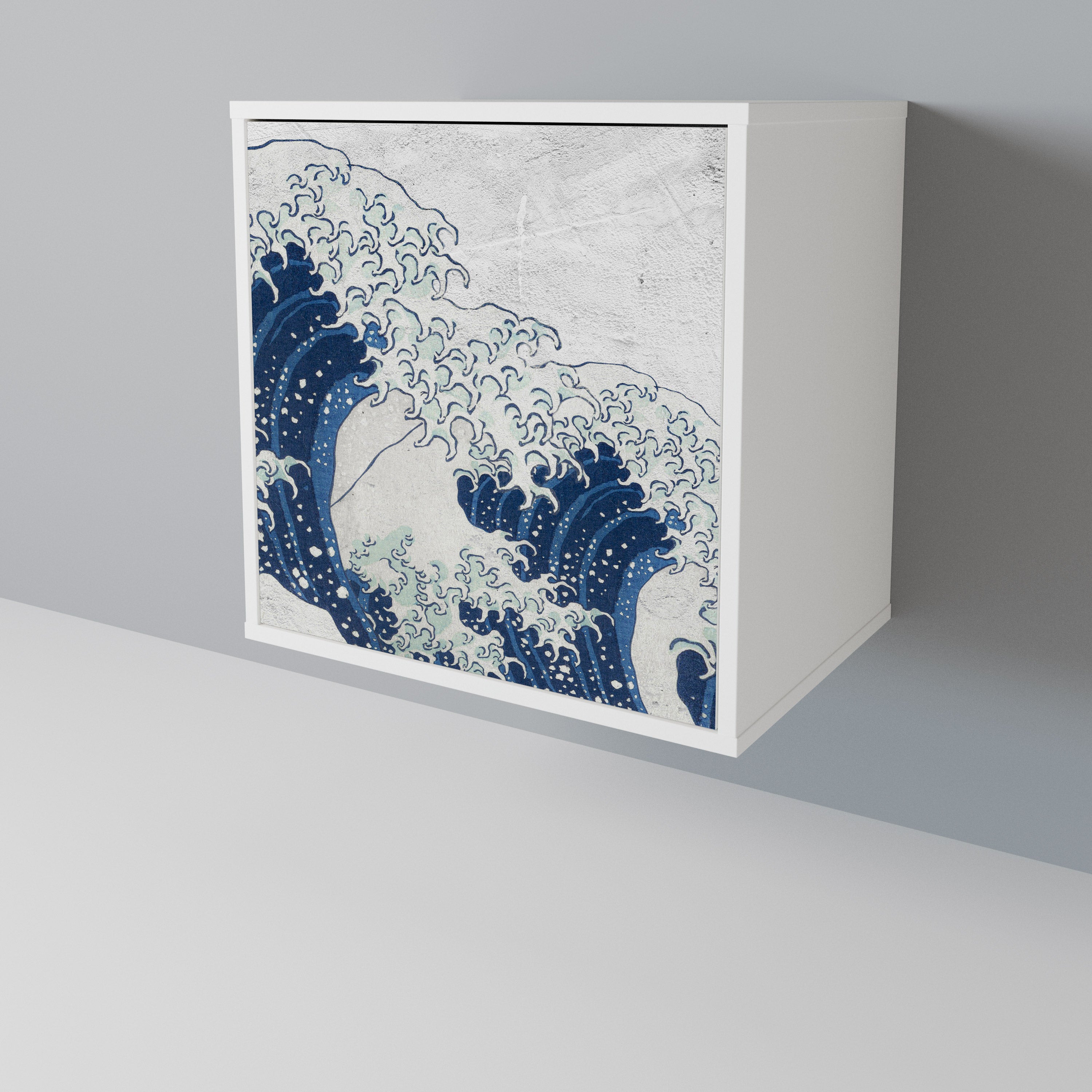 THE GREAT WAVE AT KANAGAWA 1-Door Sideboard