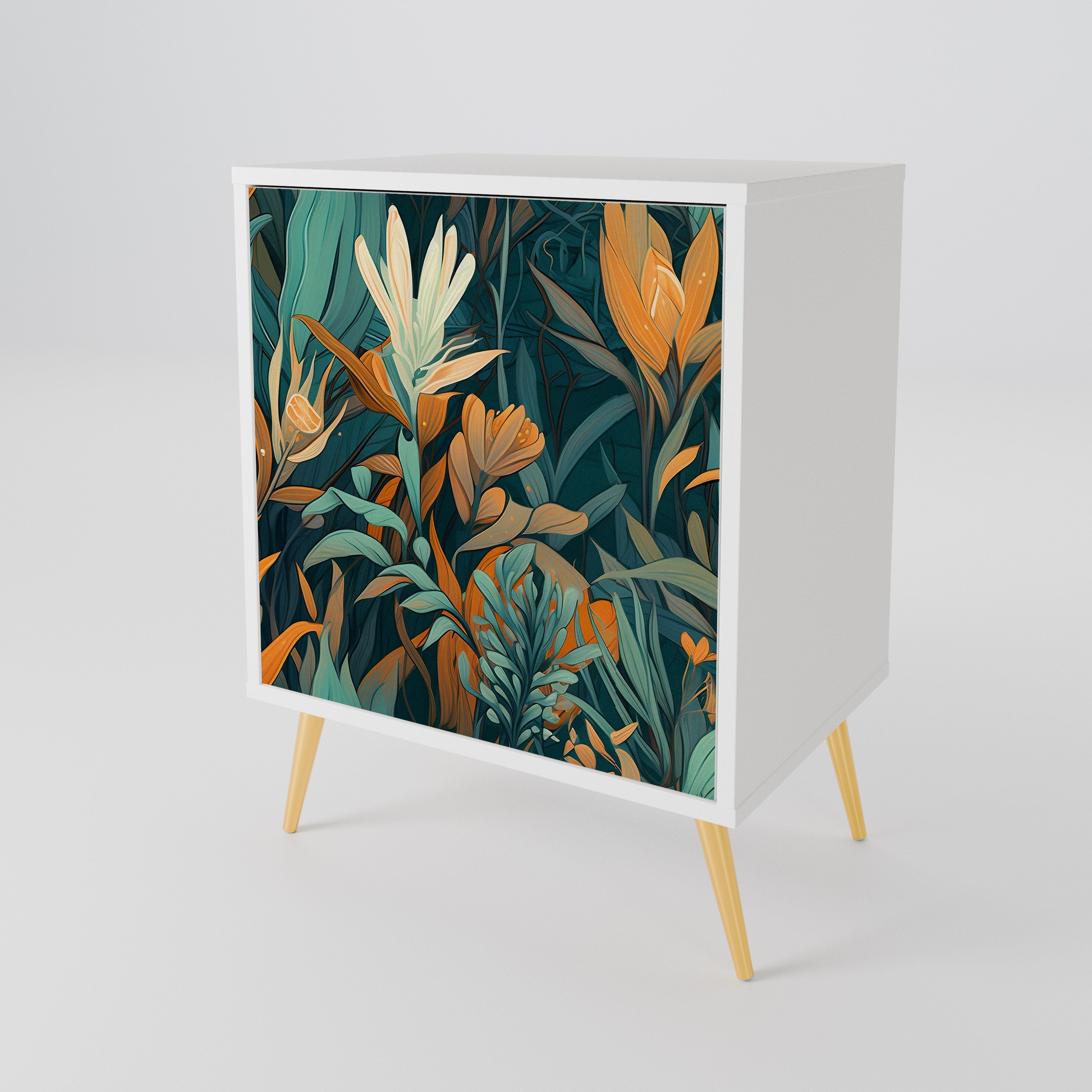 FLORAL SERENITY 1-Door Sideboard