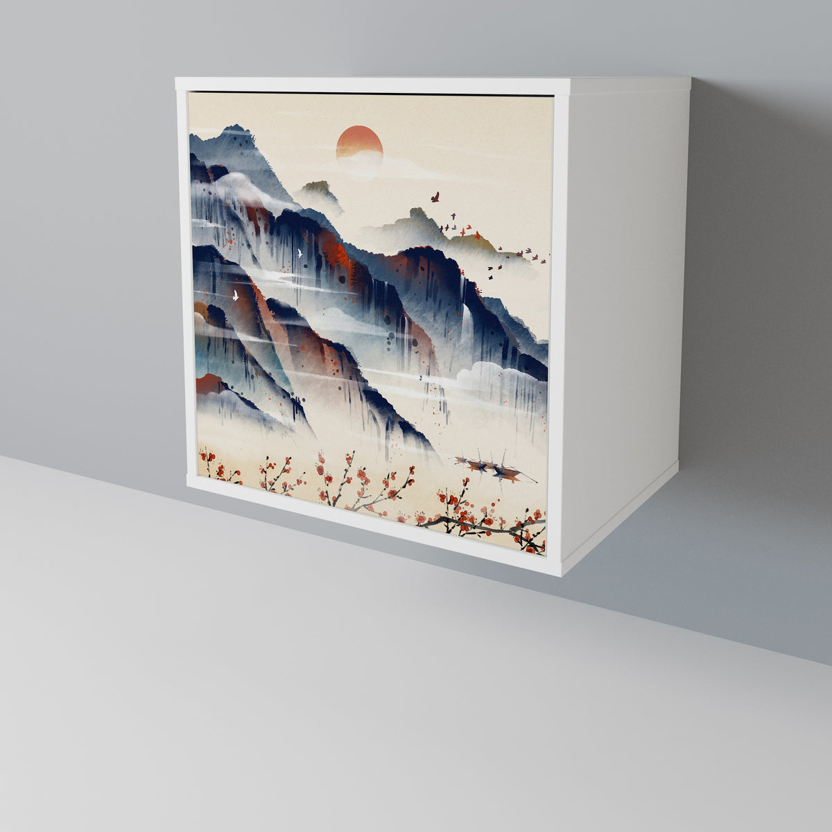 JAPANESE LANDSCAPE Aparador de 1 Puerta