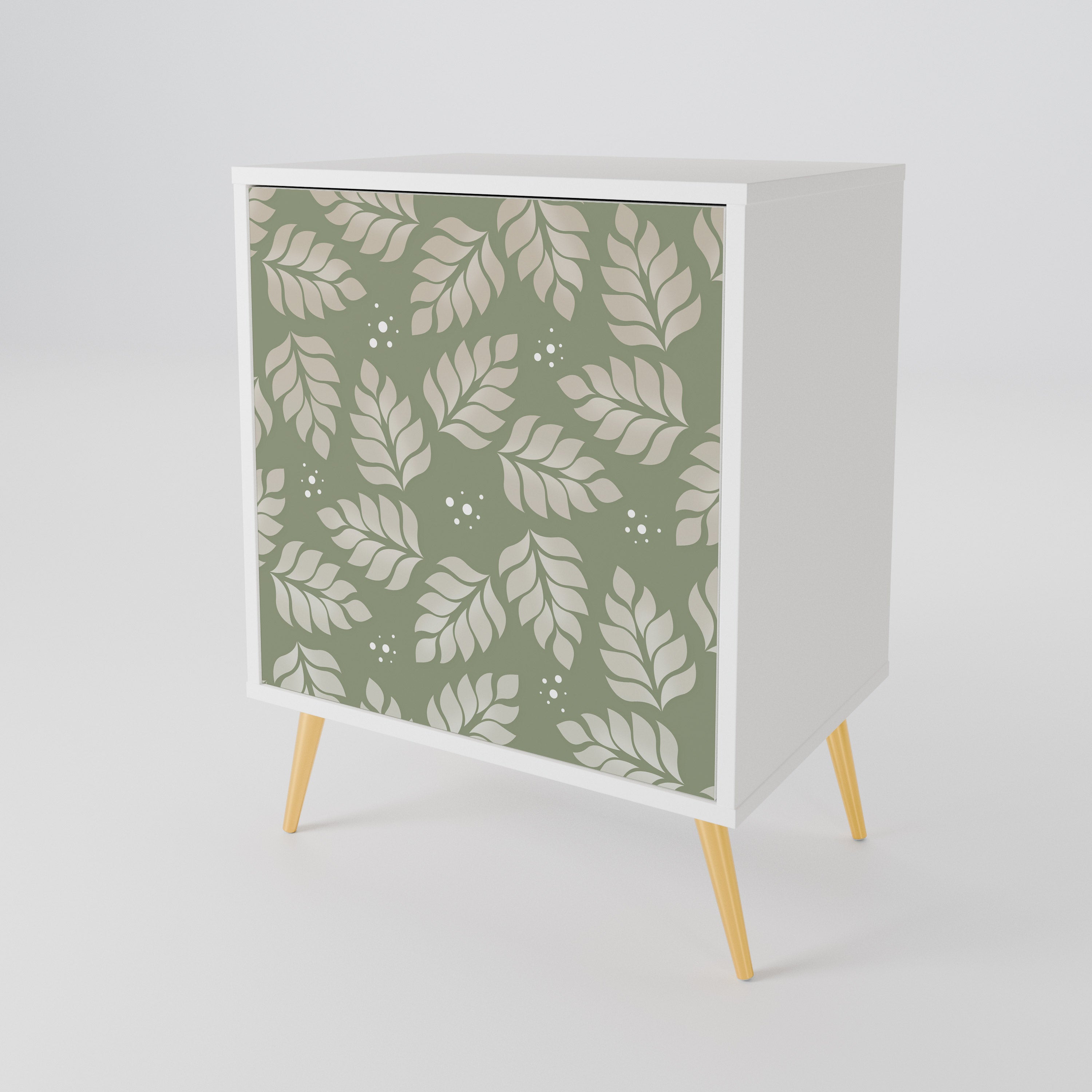 LEAVES ON GREEN 1-Door Sideboard