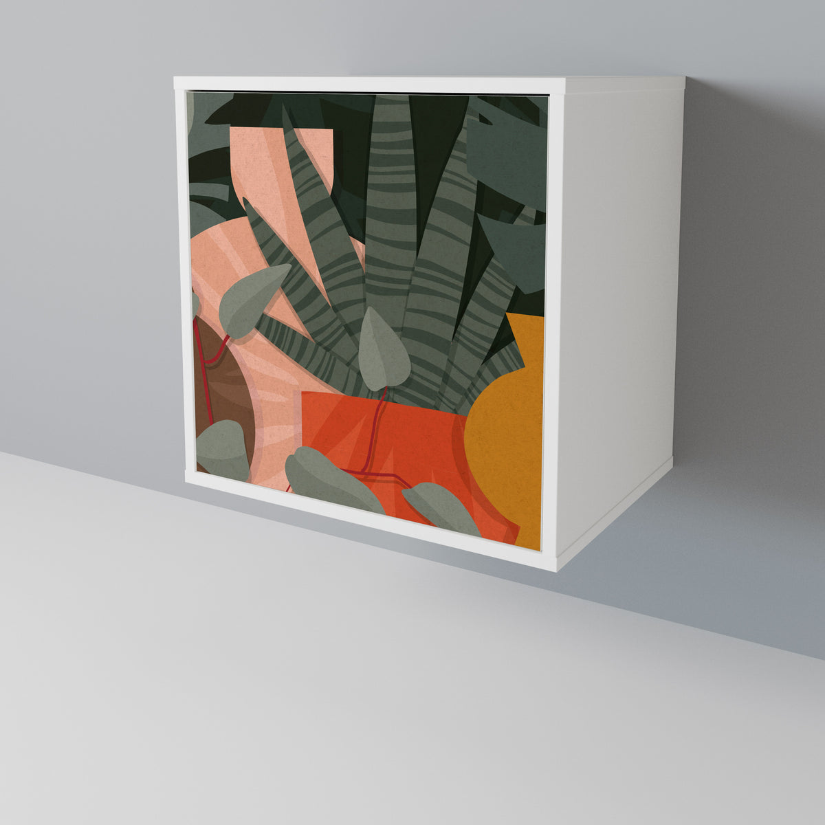 TROPICAL COMPOSITION 1-Door Sideboard