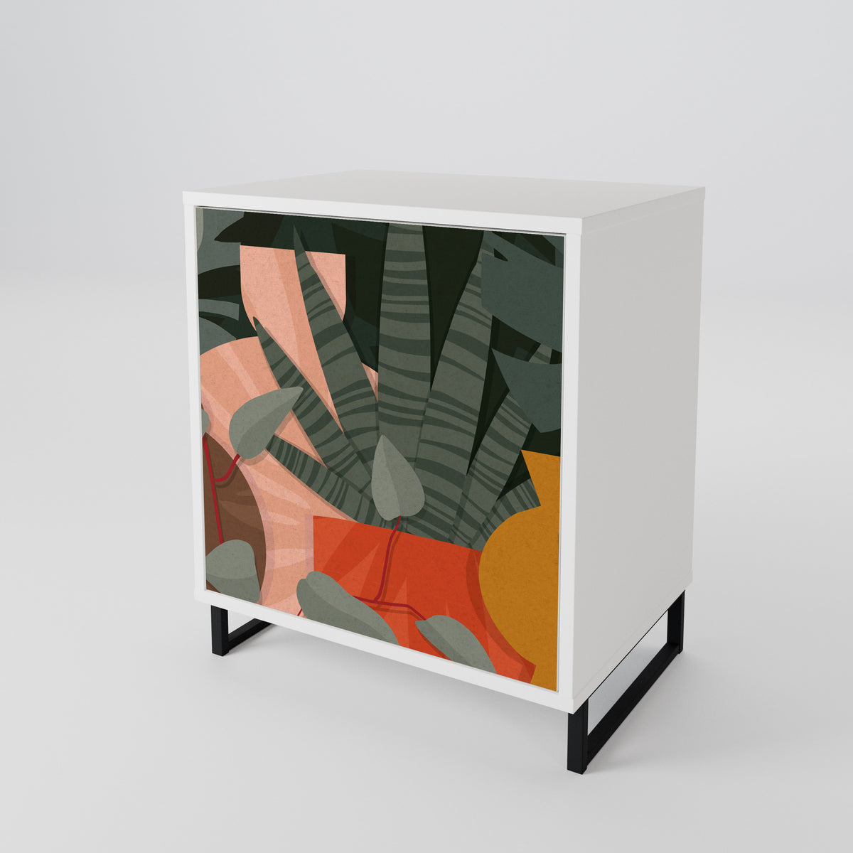 TROPICAL COMPOSITION 1-Door Sideboard