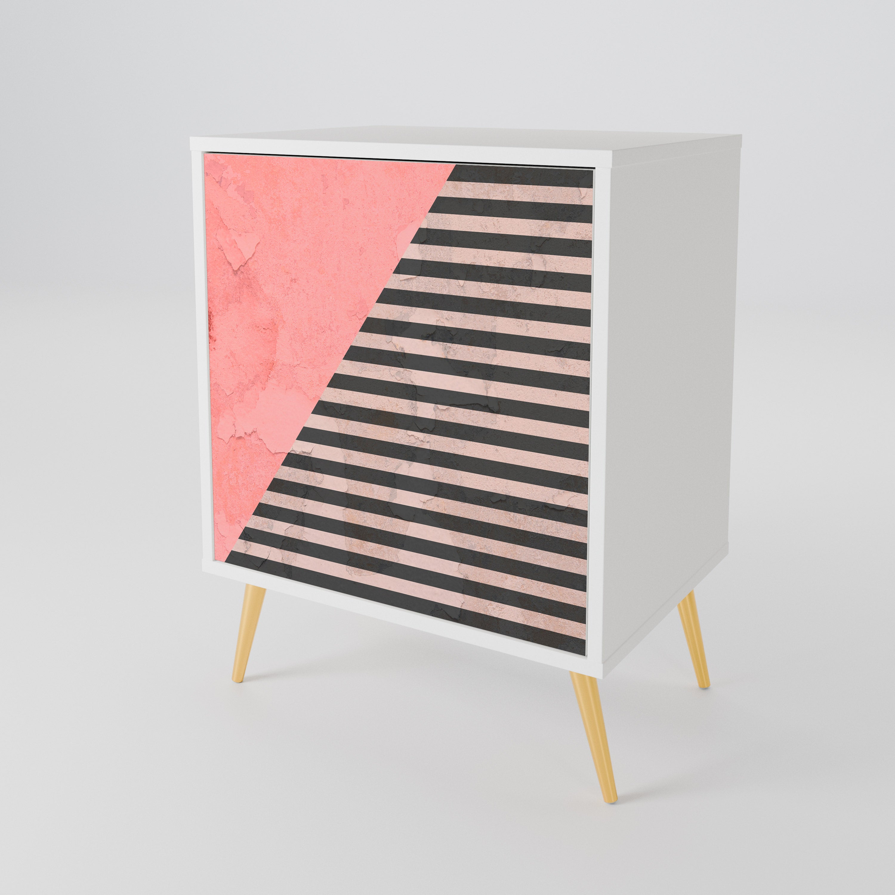 GLAMOROUS STRIPE Aparador de 1 Puerta