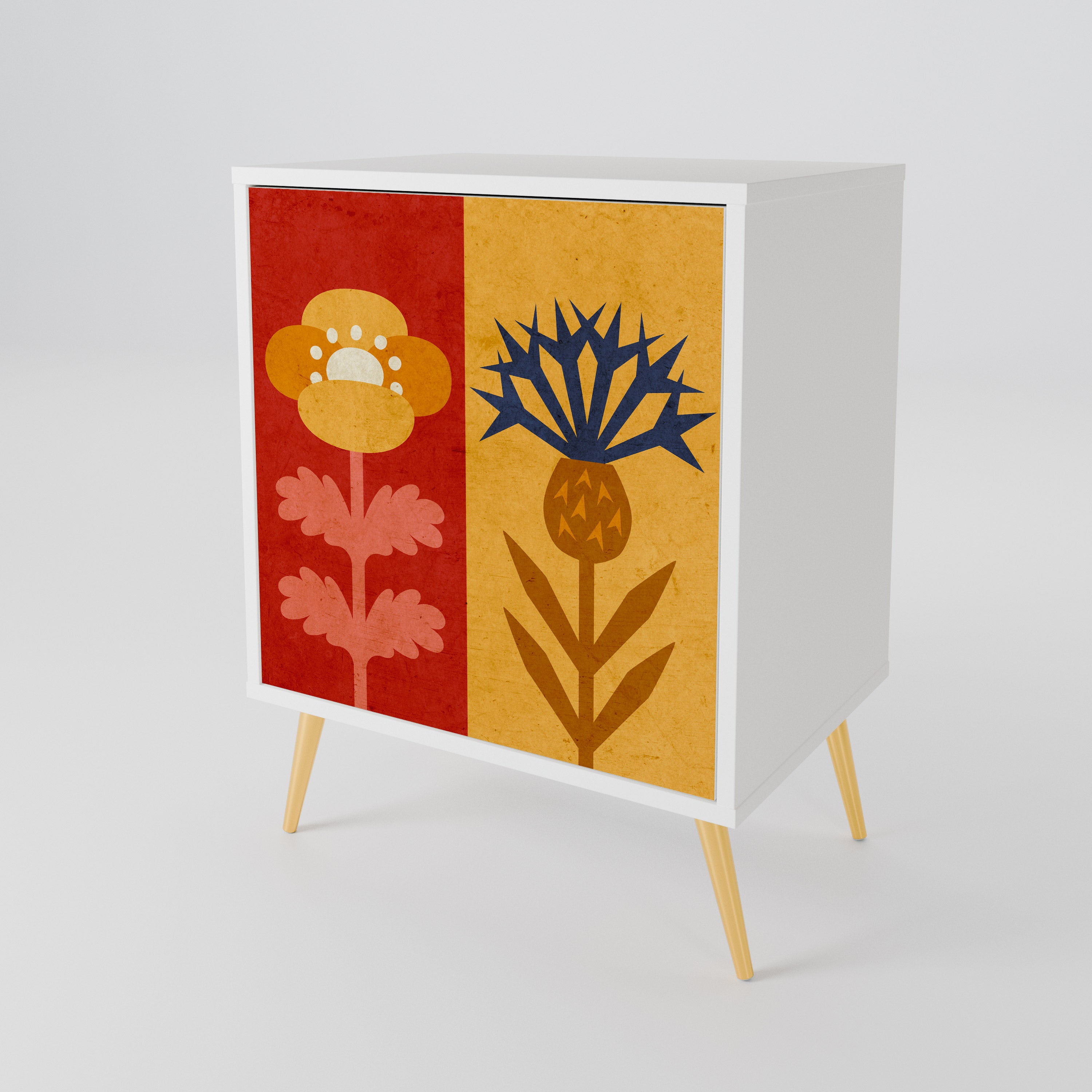SCANDIC FLOWERET 1-Door Sideboard