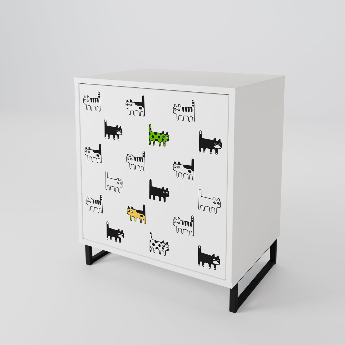 CATS COMPILATION 1-Door Sideboard