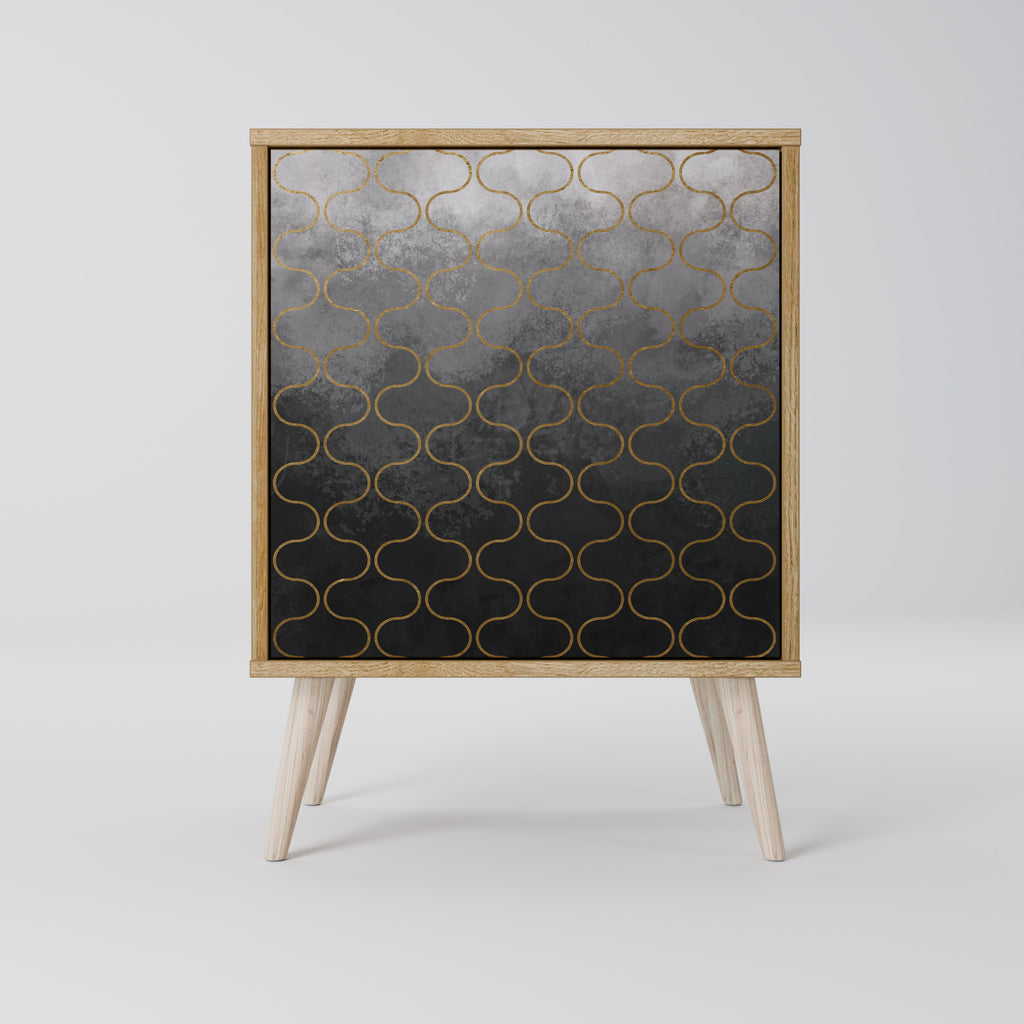 TESSELATED GRAYISH Aparador de 1 Puerta