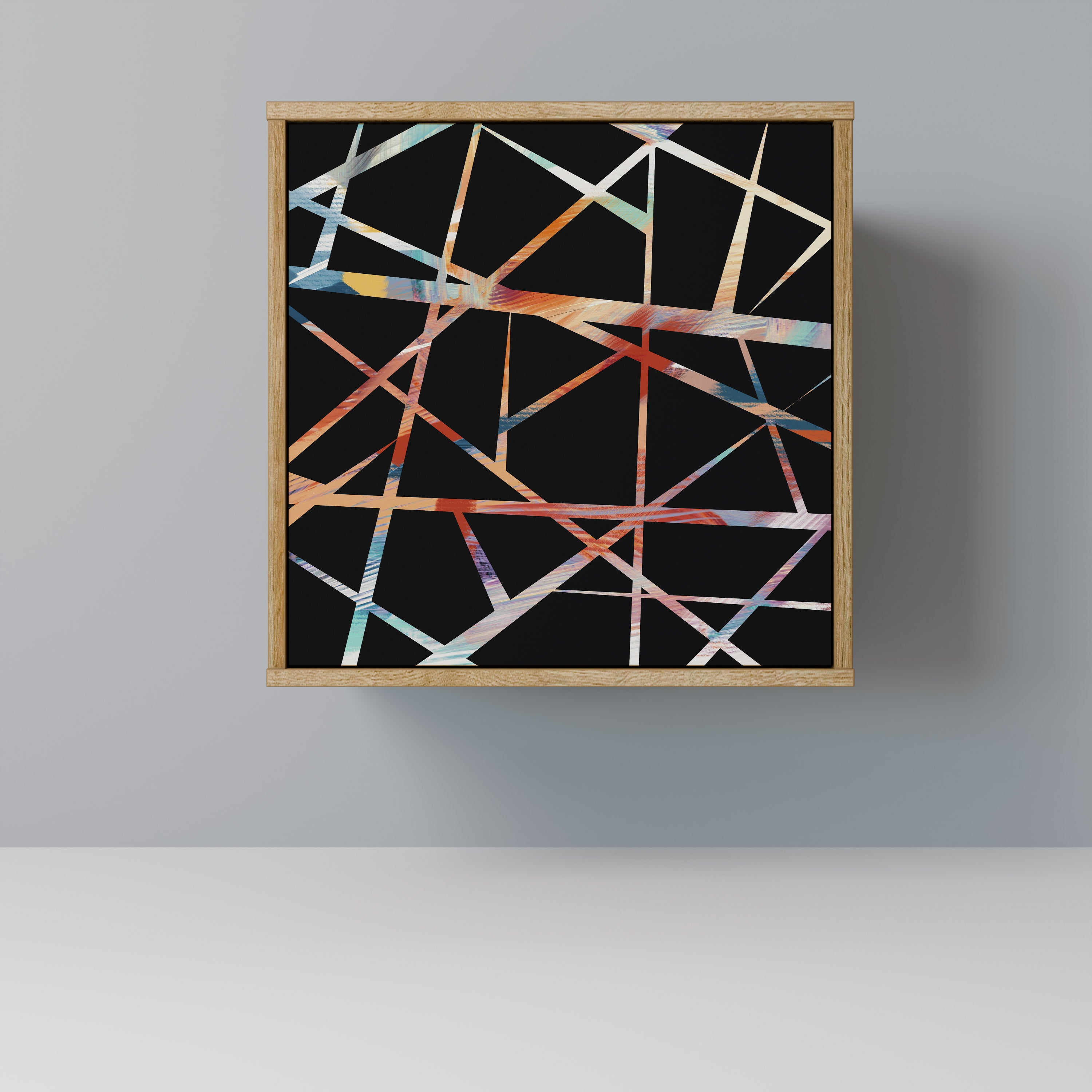 POLYGON VERVE 1-Door Sideboard in Oak Effect