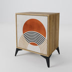 SPACE AROUND 1-Door Sideboard in Oak Effect