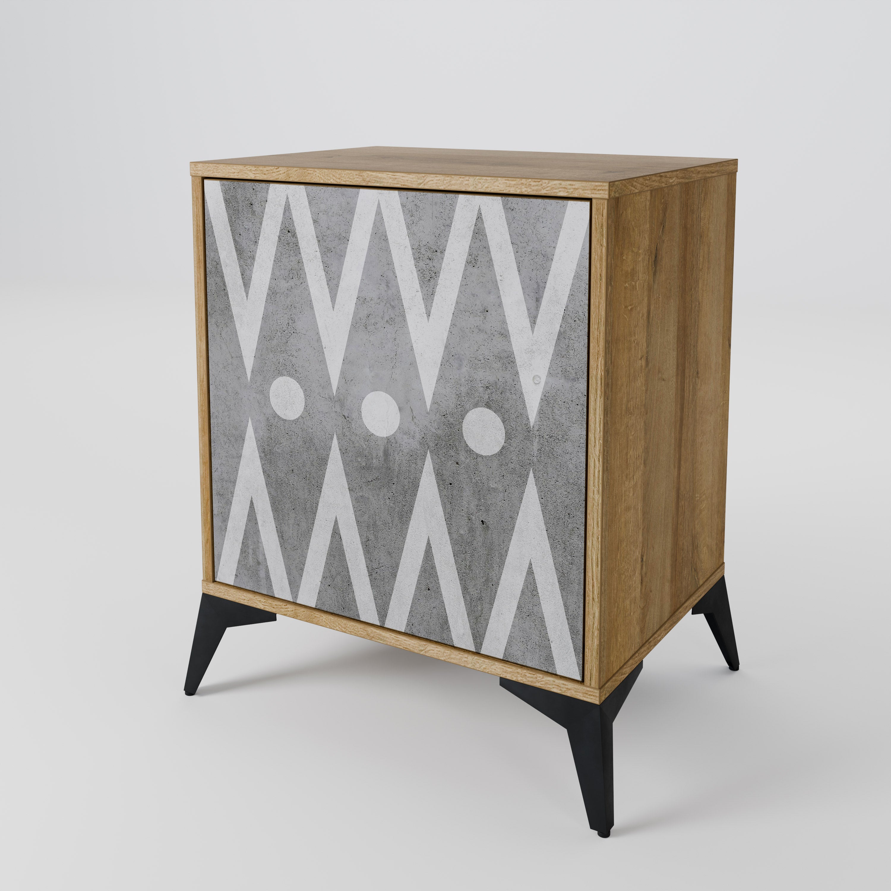 SHARP EDGES Aparador de 1 Puerta