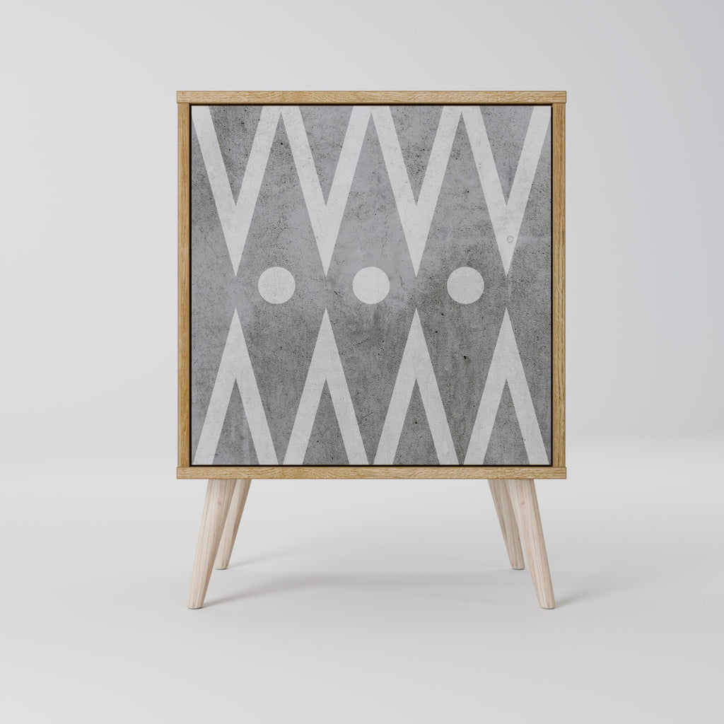 SHARP EDGES Aparador de 1 Puerta