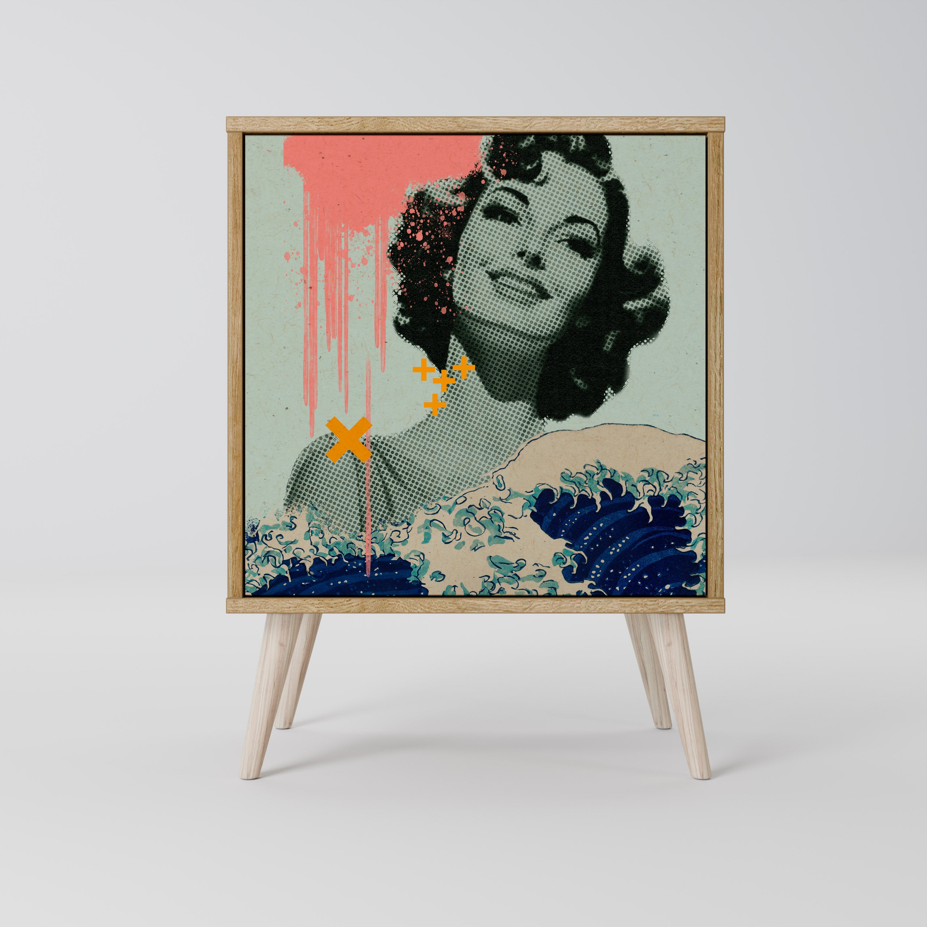 KANAGAWA BEAUTY Aparador de 1 Puerta