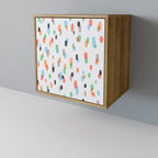 ENERGETIC SPOTS Aparador de 1 Puerta en Efecto Roble