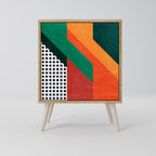 MAKESHIFT ARTISTRY 1-Door Sideboard in Oak Effect