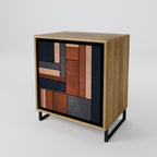 INTREPID FORMATION 1-Door Sideboard in Oak Effect