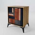INTREPID FORMATION 1-Door Sideboard in Oak Effect