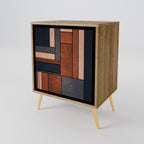 INTREPID FORMATION 1-Door Sideboard in Oak Effect