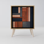 INTREPID FORMATION 1-Door Sideboard in Oak Effect