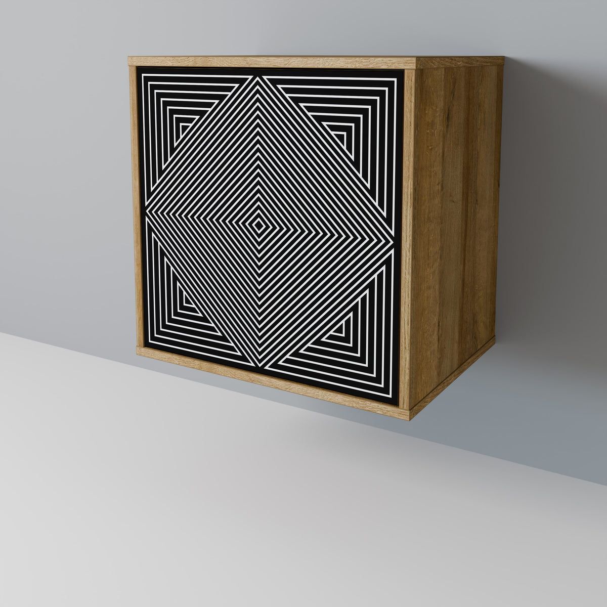POLYGON ILLUSION Aparador de 1 Puerta