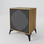 POLYGON ILLUSION 1-Door Sideboard in Oak Effect