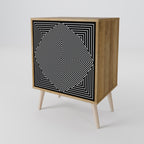 POLYGON ILLUSION 1-Door Sideboard in Oak Effect