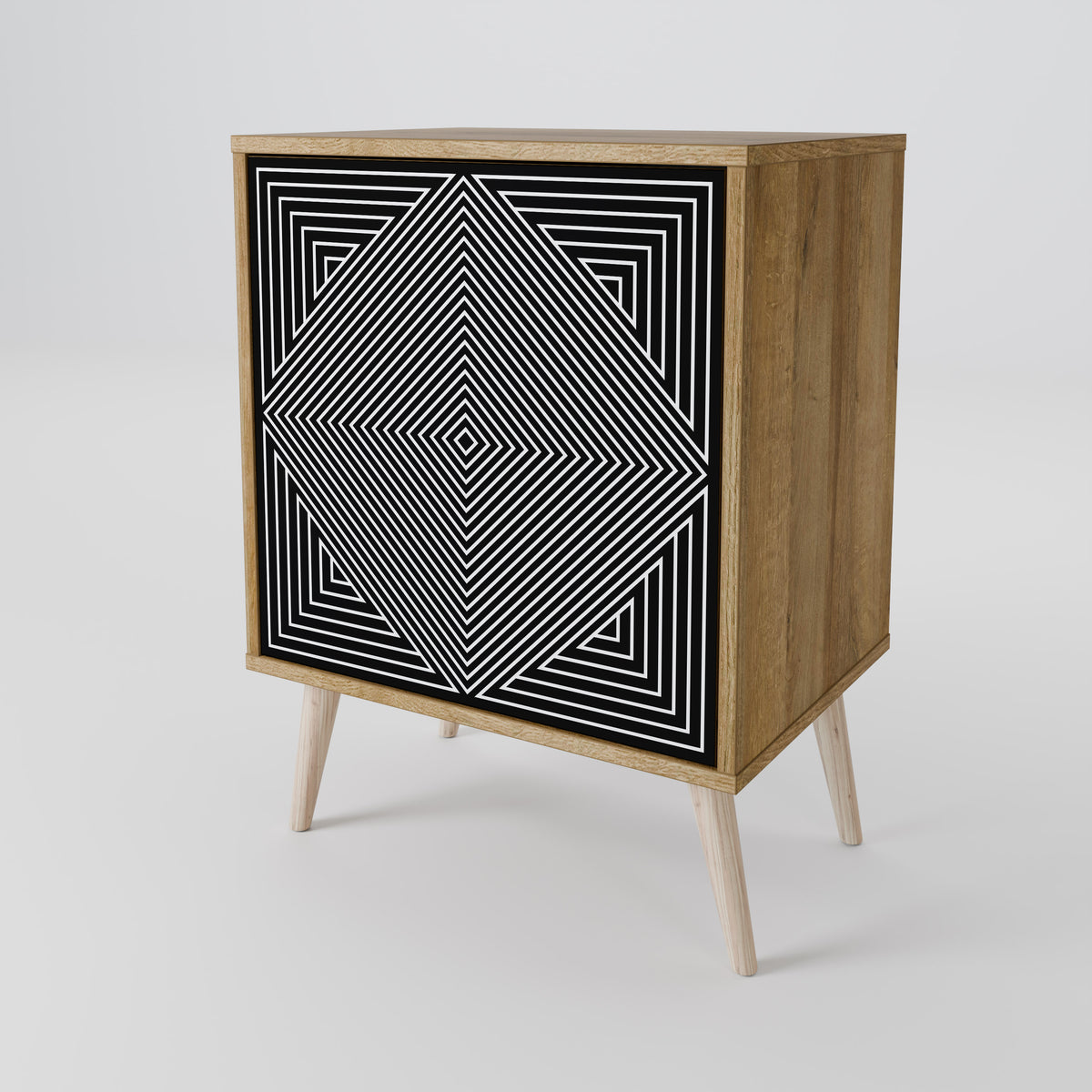 POLYGON ILLUSION Aparador de 1 Puerta