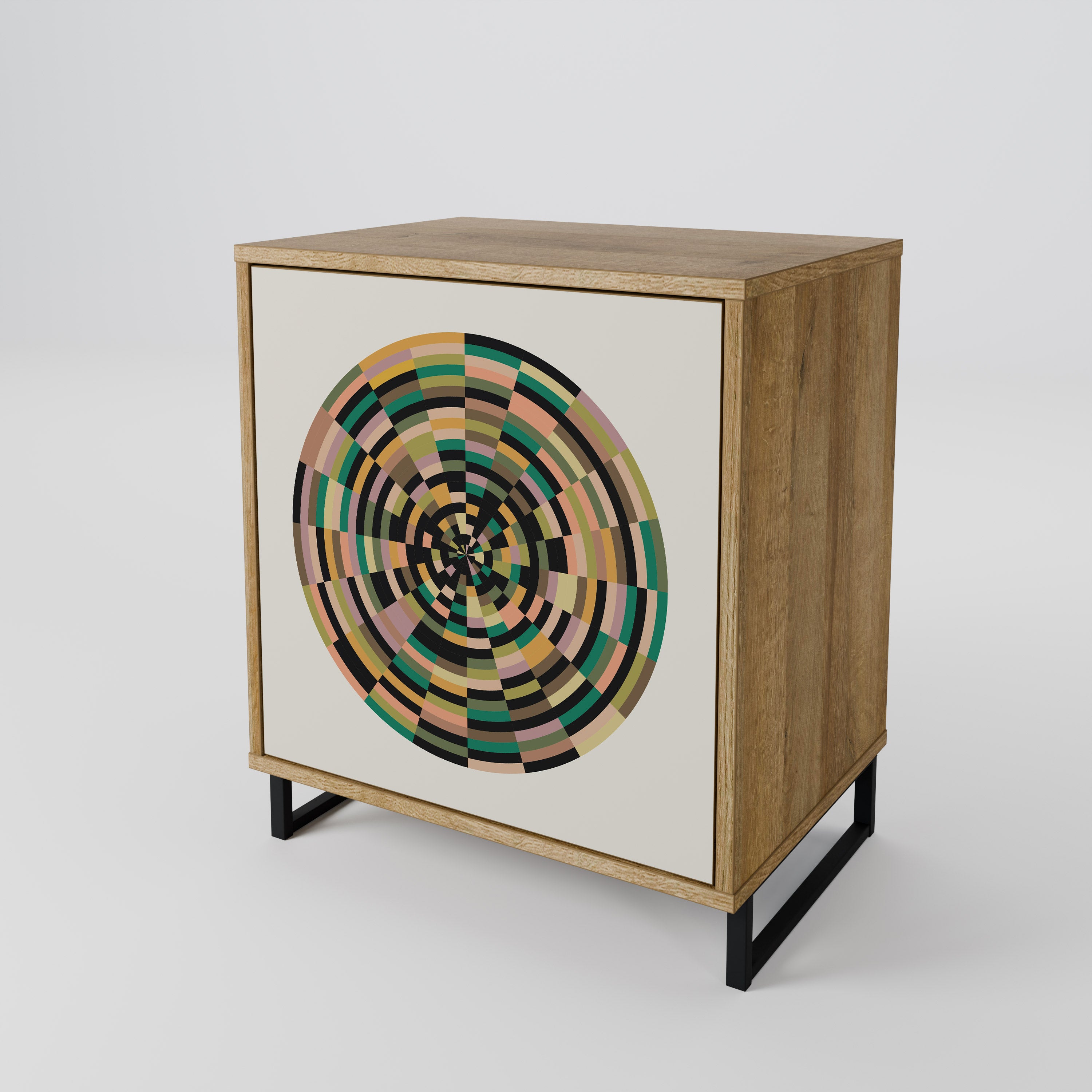 GREEN CIRCLES Aparador de 1 Puerta