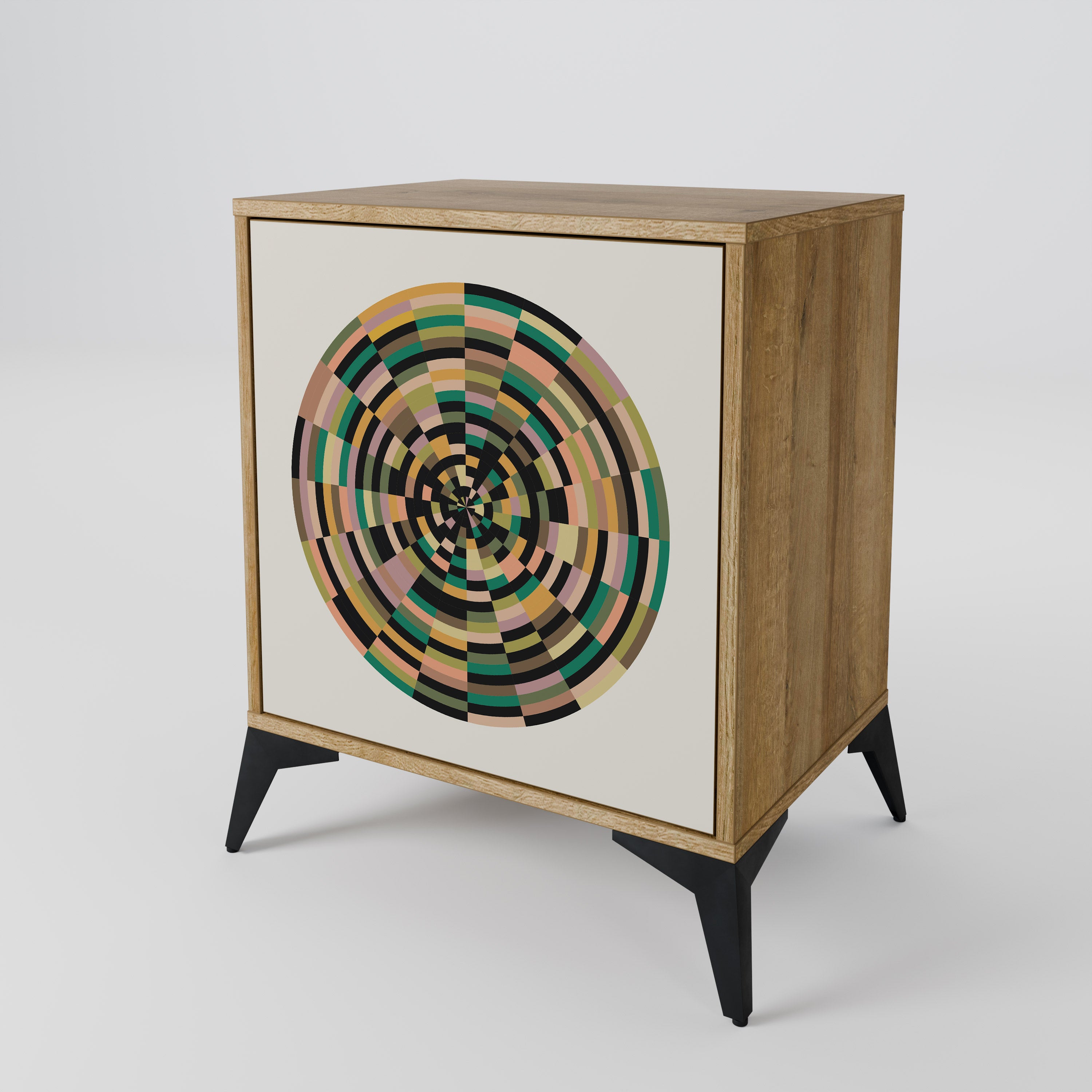 GREEN CIRCLES Aparador de 1 Puerta