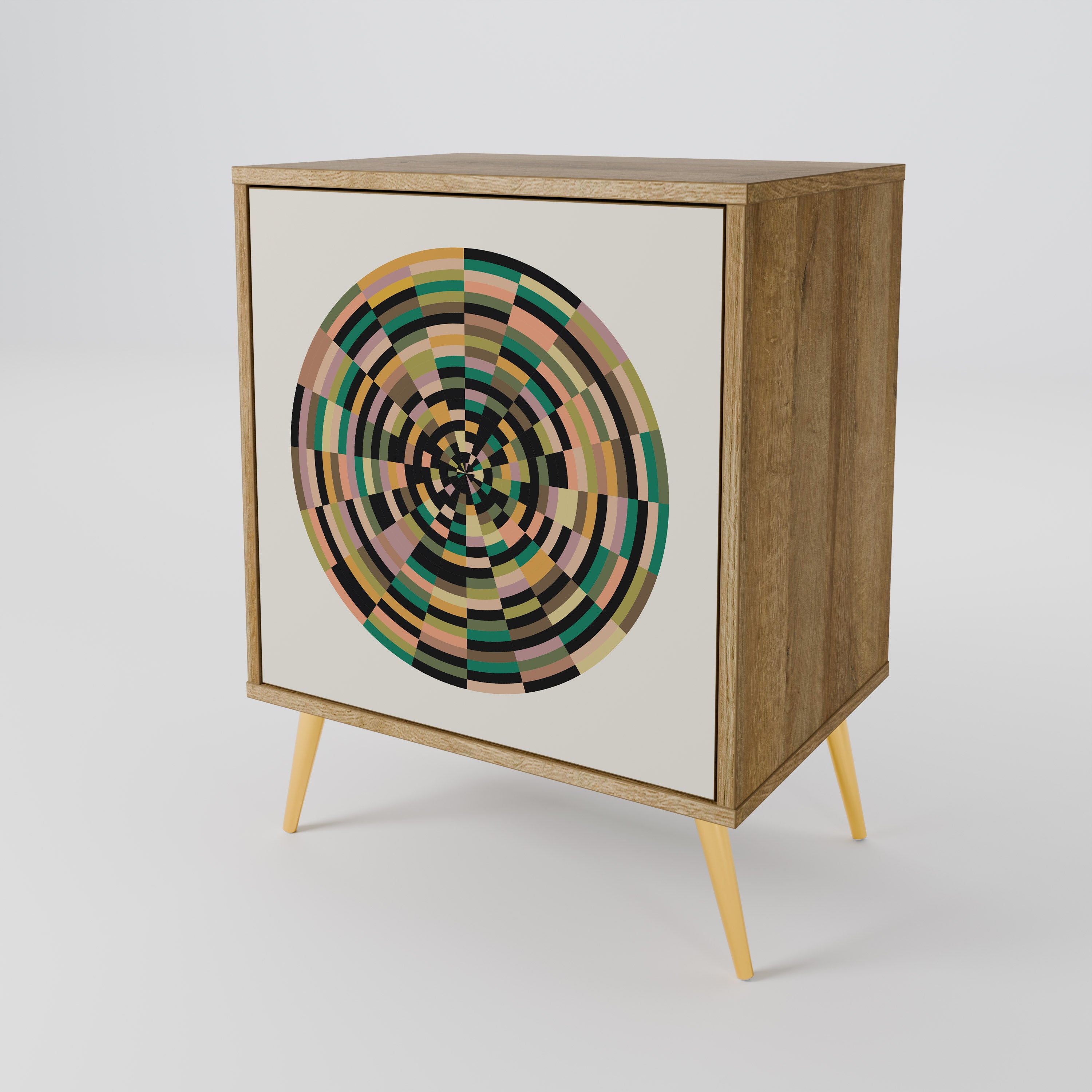 GREEN CIRCLES Aparador de 1 Puerta