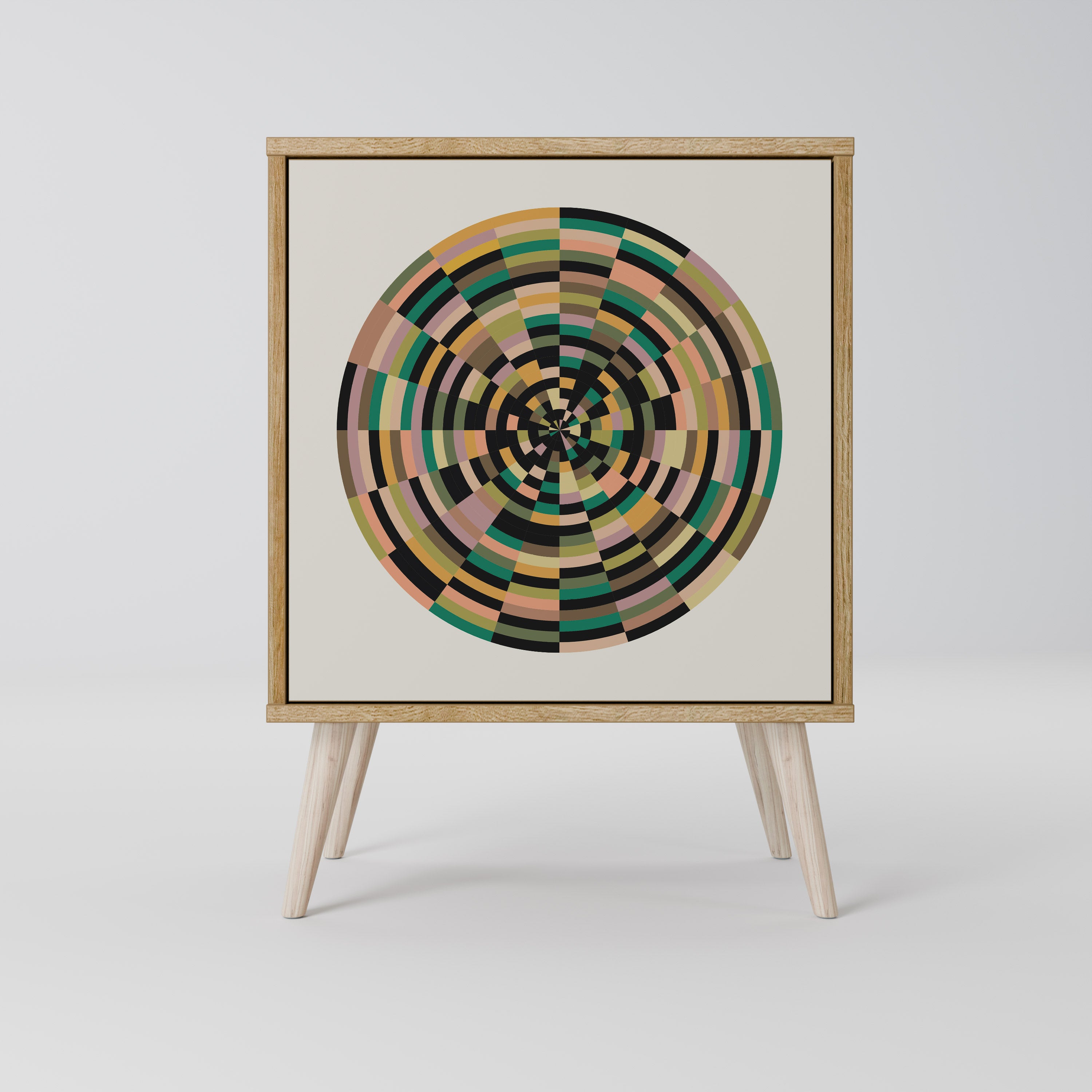 GREEN CIRCLES Aparador de 1 Puerta