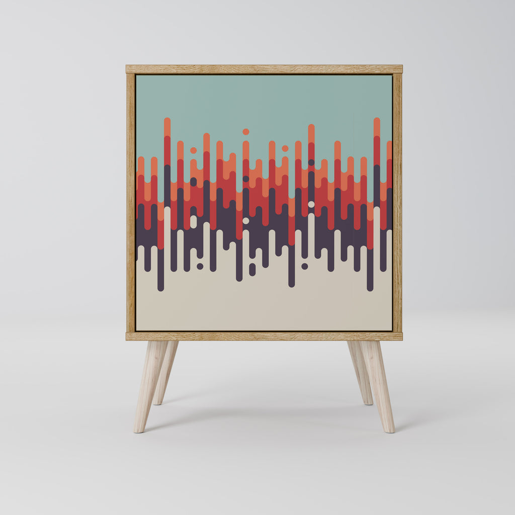 CHROMA CONTOURS 1-Door Sideboard