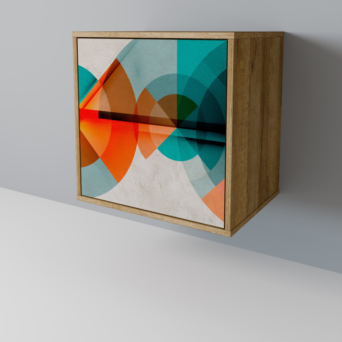 CIRCULAR RHAPSODY 1-Door Sideboard