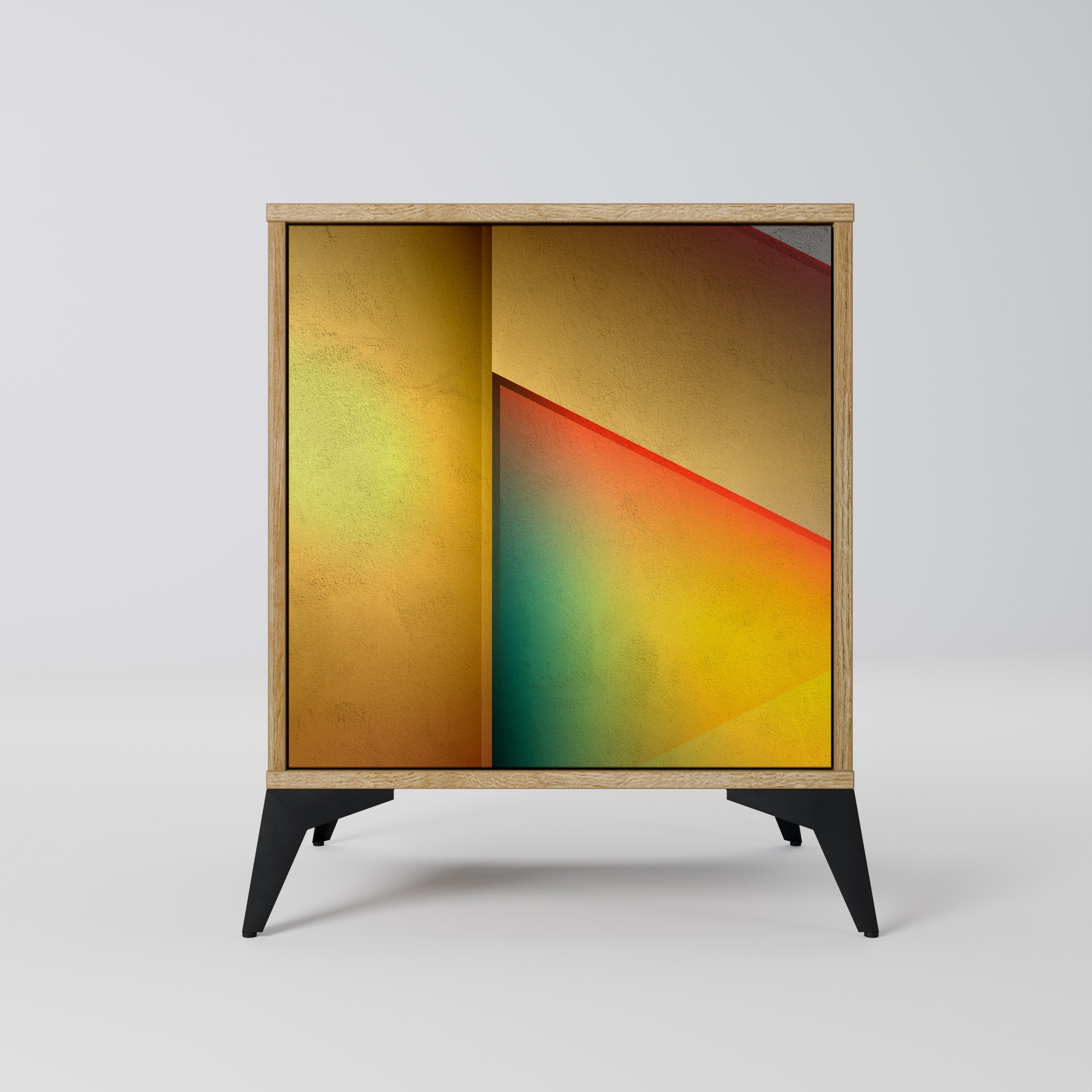 Aparador de una puerta PENCRING SHARPNESS en efecto roble