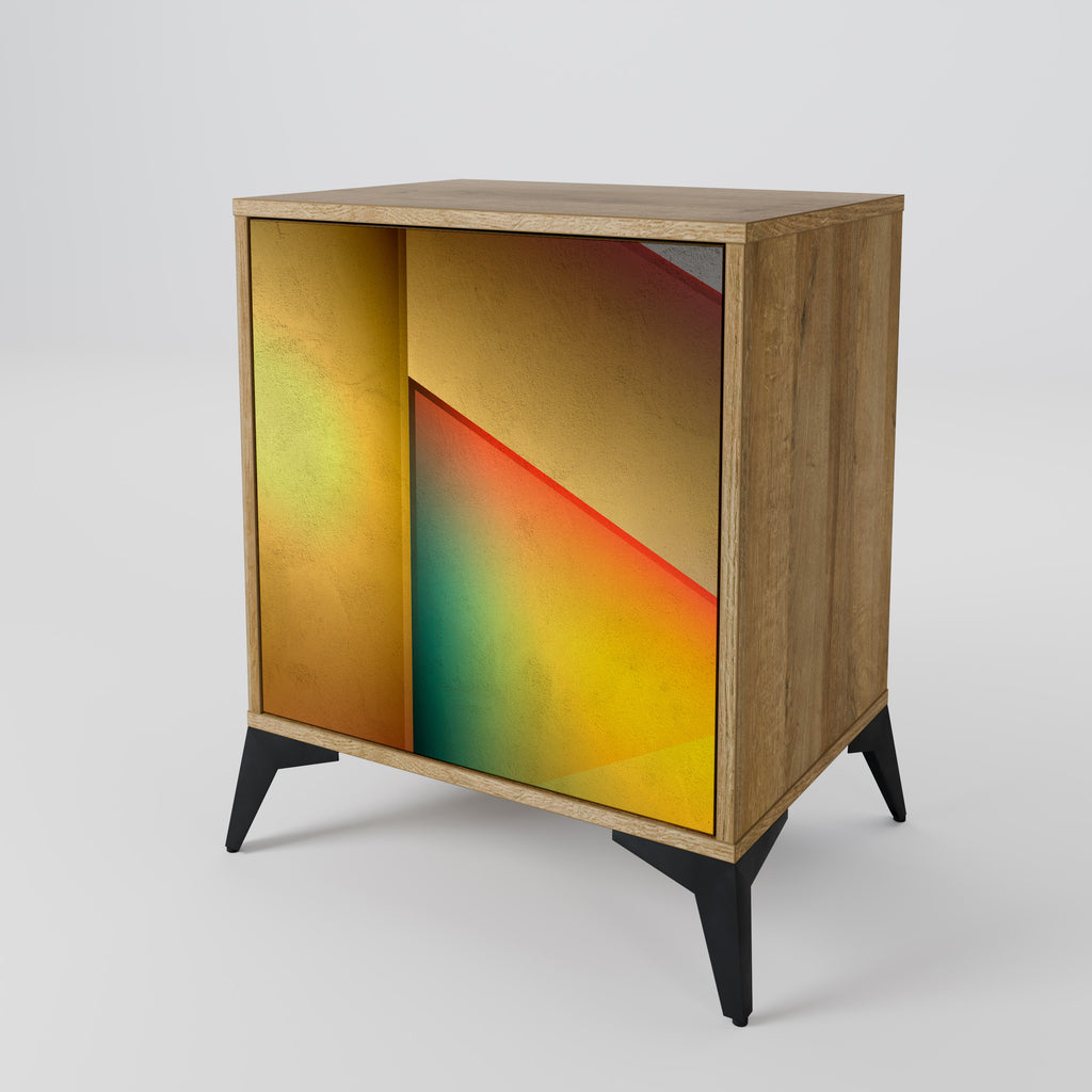 Aparador de una puerta PENCRING SHARPNESS en efecto roble