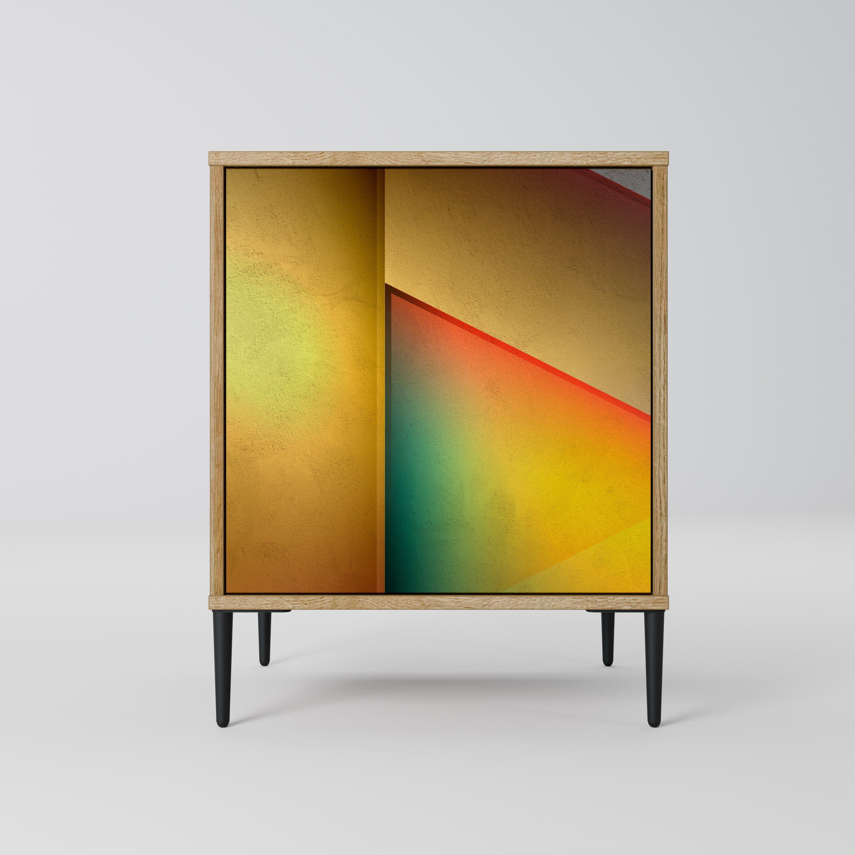 Aparador de una puerta PENCRING SHARPNESS en efecto roble