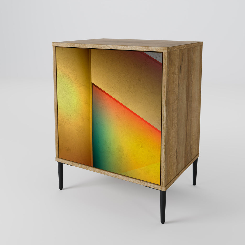 Aparador de una puerta PENCRING SHARPNESS en efecto roble